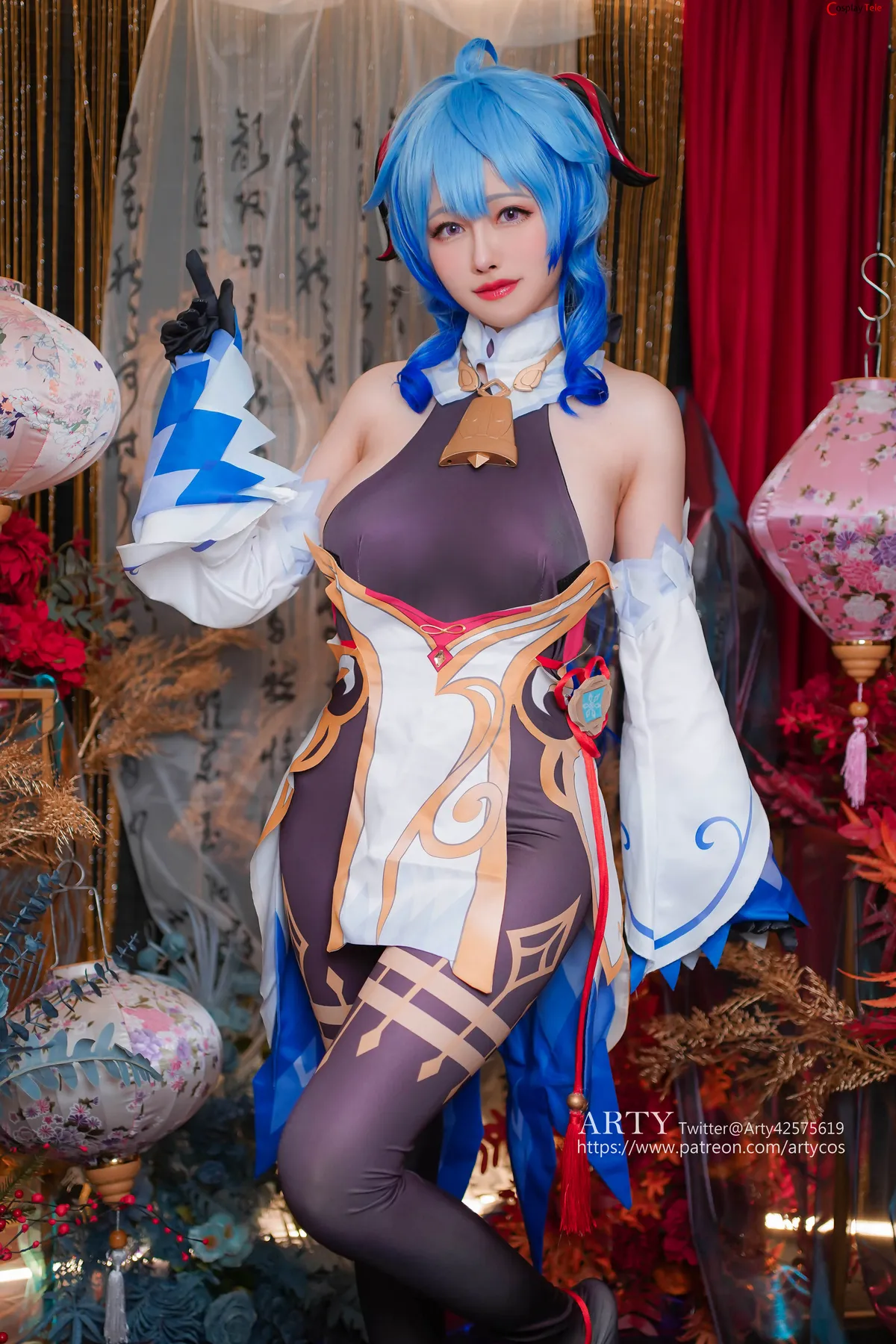 Arty Huang (Arty亚缇) cosplay Ganyu – Genshin Impact “111 photos” 第1张图