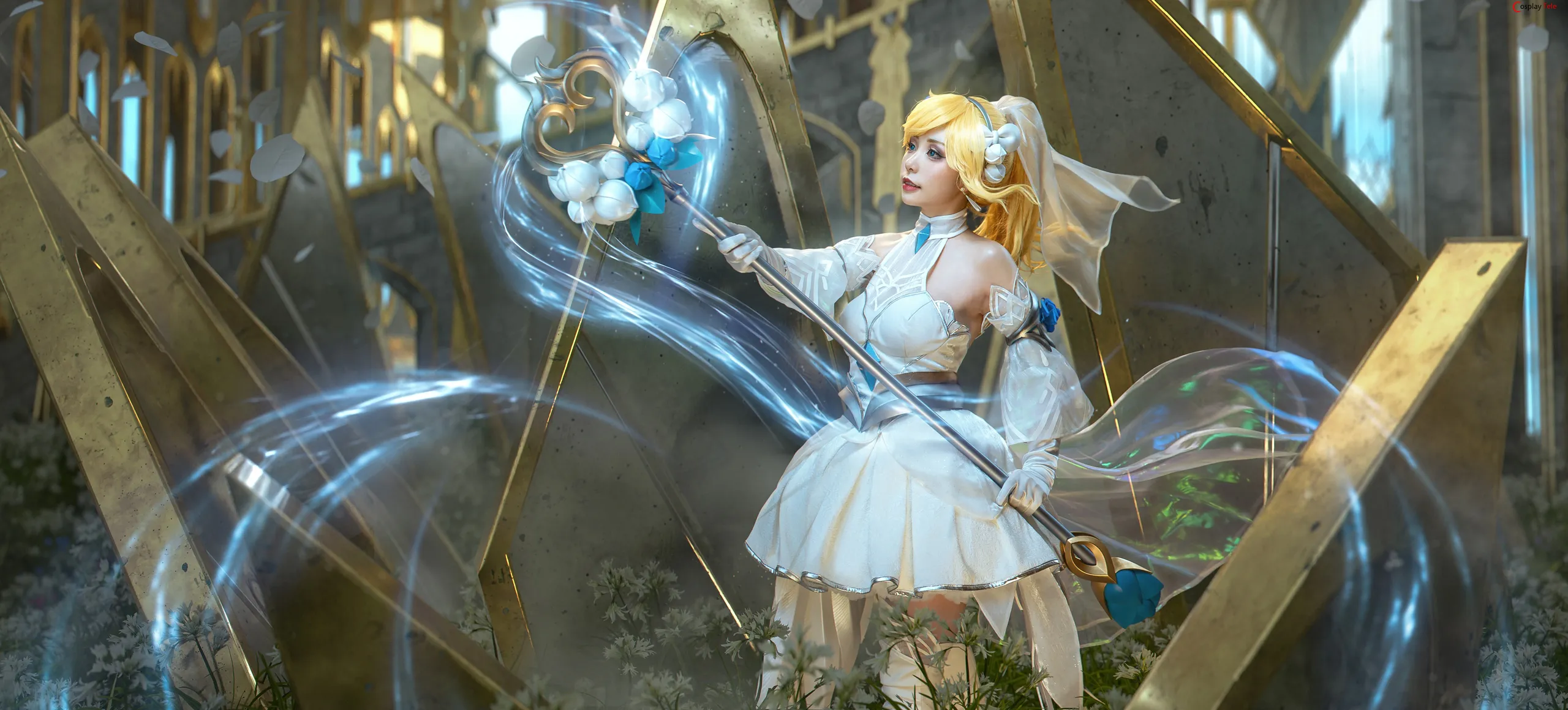 Nekokoyoshi (爆机少女喵小吉) cosplay Lux – League of Legends “44 photos and 1 video” 第44张图