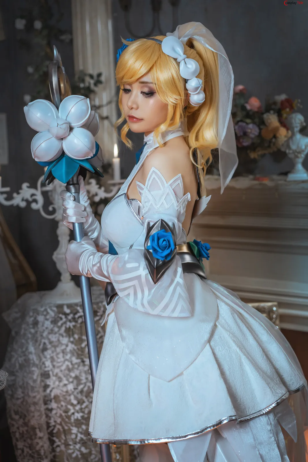 Nekokoyoshi (爆机少女喵小吉) cosplay Lux – League of Legends “44 photos and 1 video” 第4张图