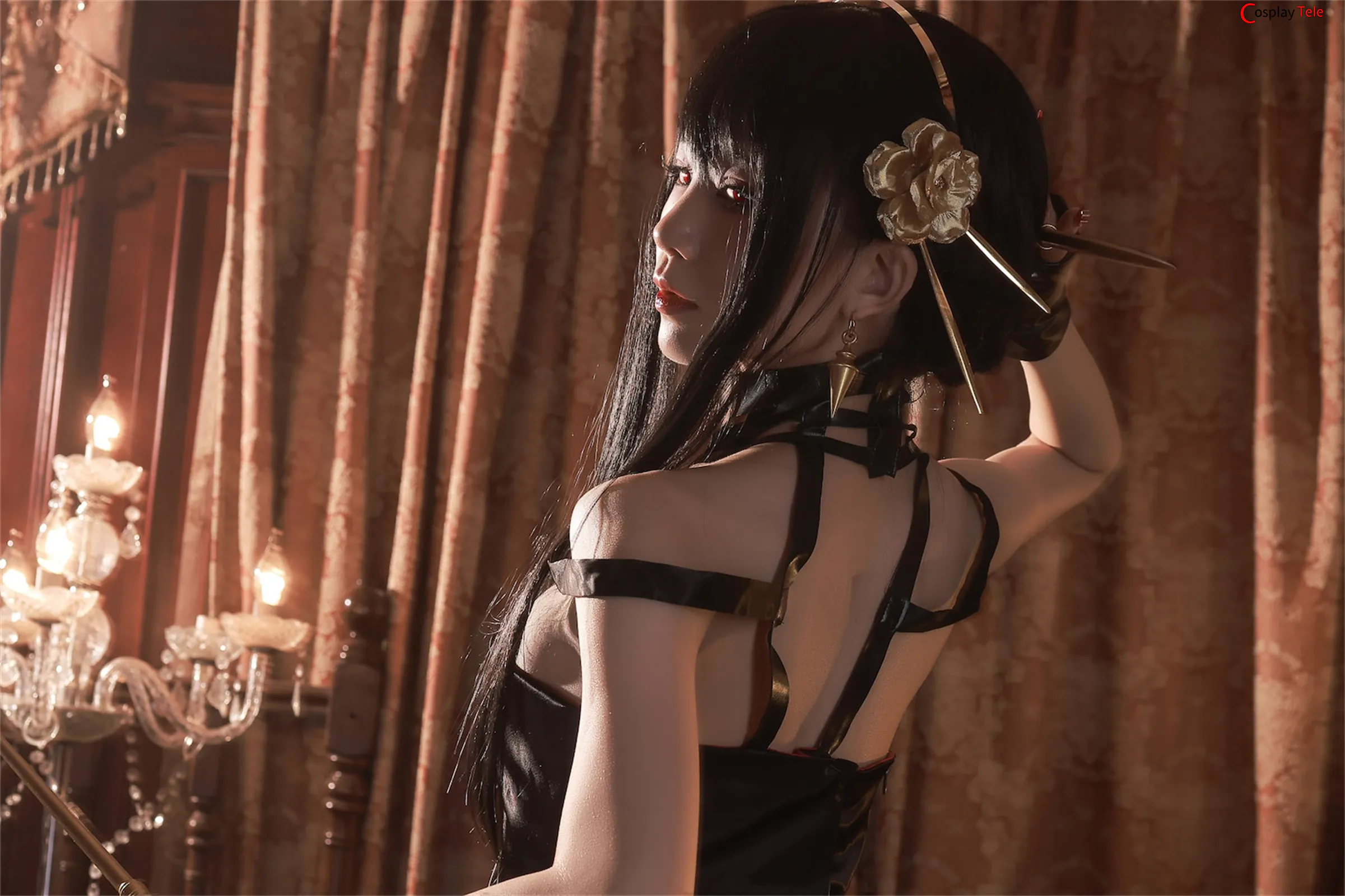 水淼Aqua cosplay Yor Forger – Spy x Family “132 photos” 第16张图