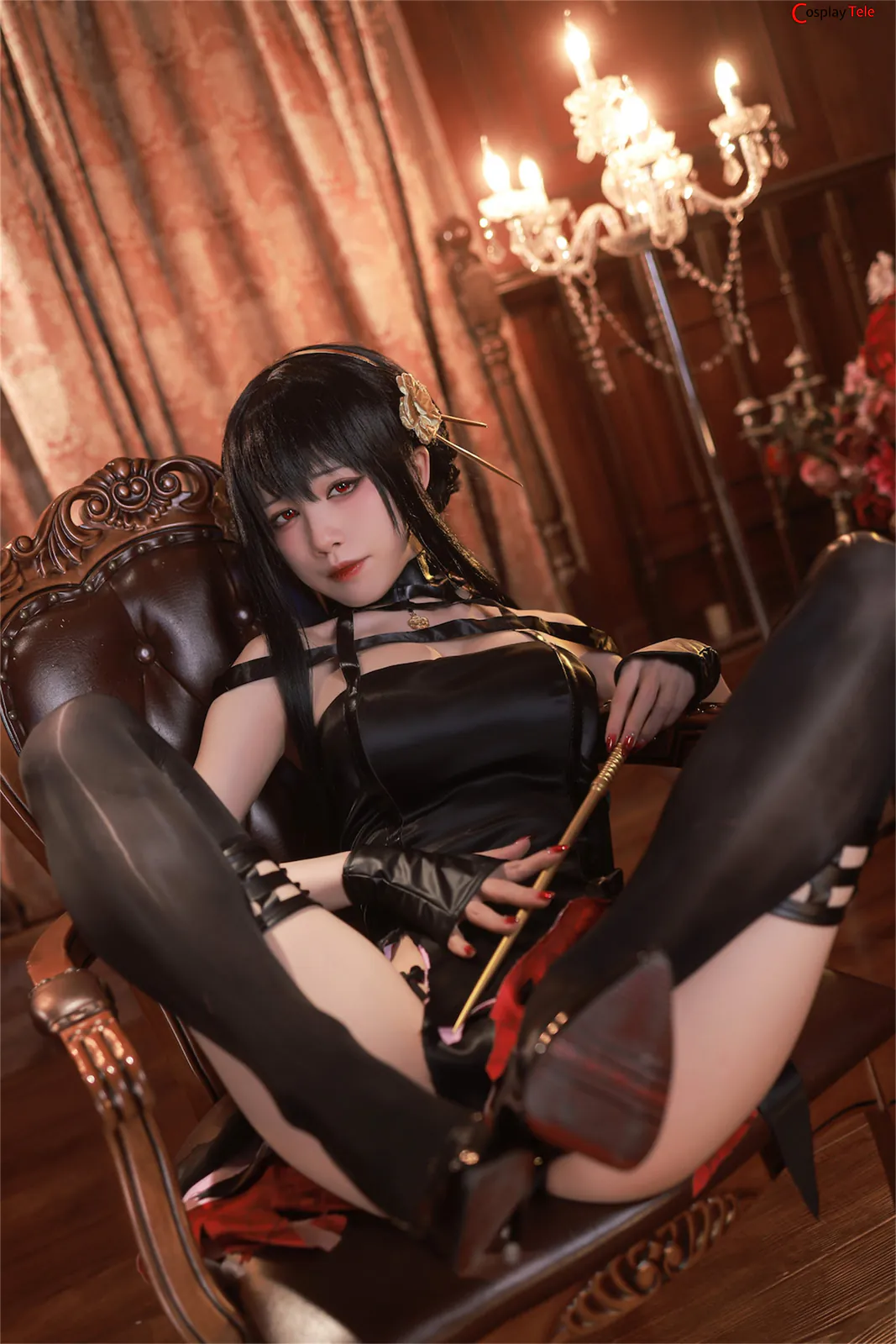 水淼Aqua cosplay Yor Forger – Spy x Family “132 photos” 第33张图