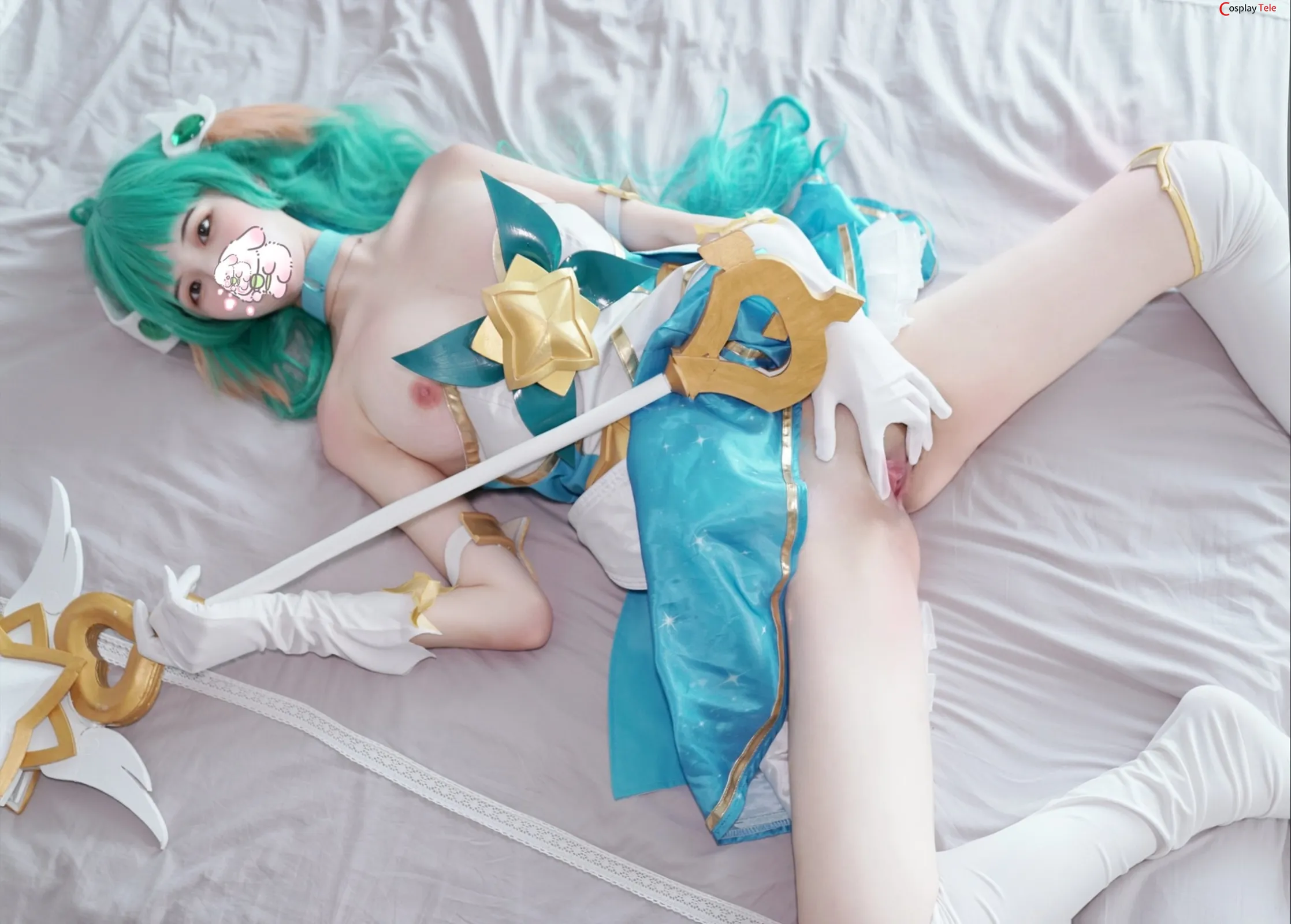 Chengzimiaoj (橙子喵酱) cosplay Soraka – League of legends “34 photos” 第21张图