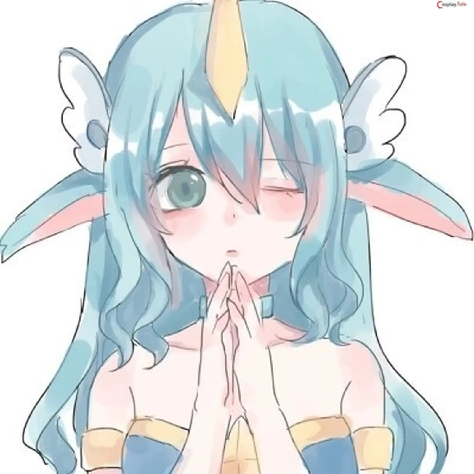 Chengzimiaoj (橙子喵酱) cosplay Soraka – League of legends “34 photos” 第28张图