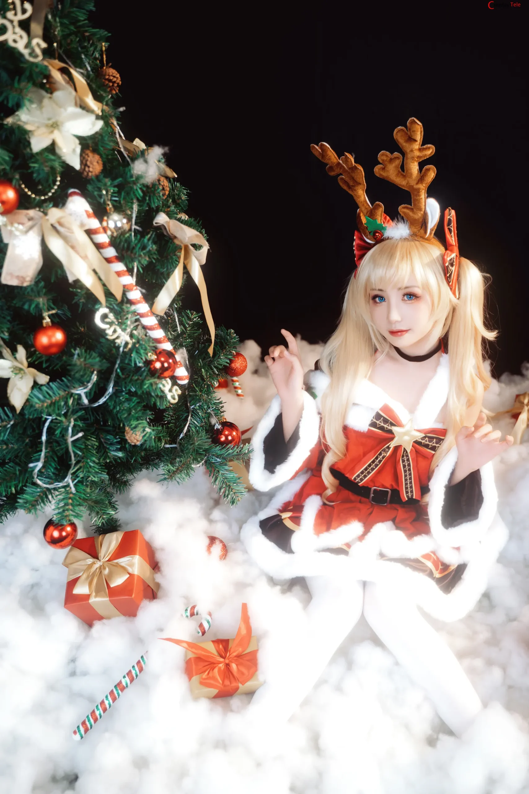 Nekokoyoshi (爆机少女喵小吉) and 金鱼kinngyo – Celebrating Christmas “90 photos and 2 videos” 第17张图