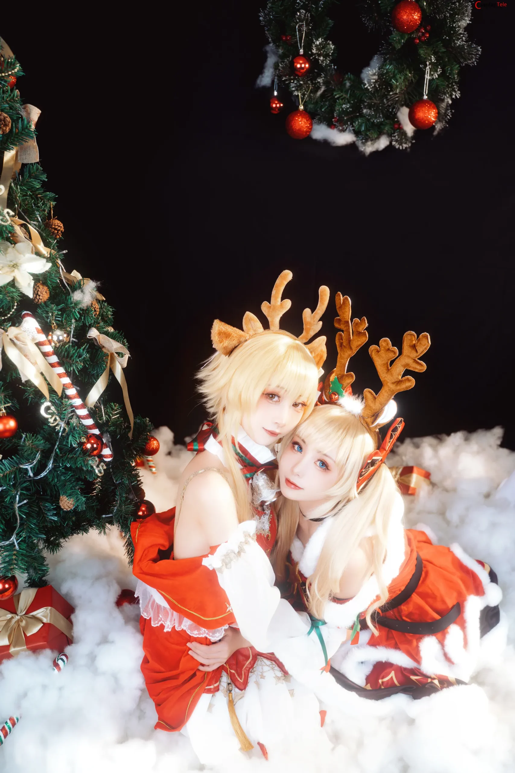 Nekokoyoshi (爆机少女喵小吉) and 金鱼kinngyo – Celebrating Christmas “90 photos and 2 videos” 第22张图