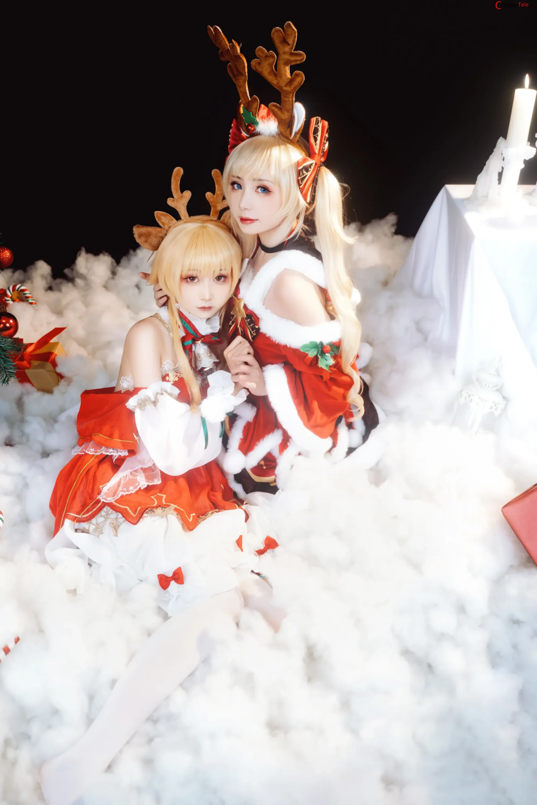 Nekokoyoshi (爆机少女喵小吉) and 金鱼kinngyo – Celebrating Christmas “90 photos and 2 videos” 第25张图