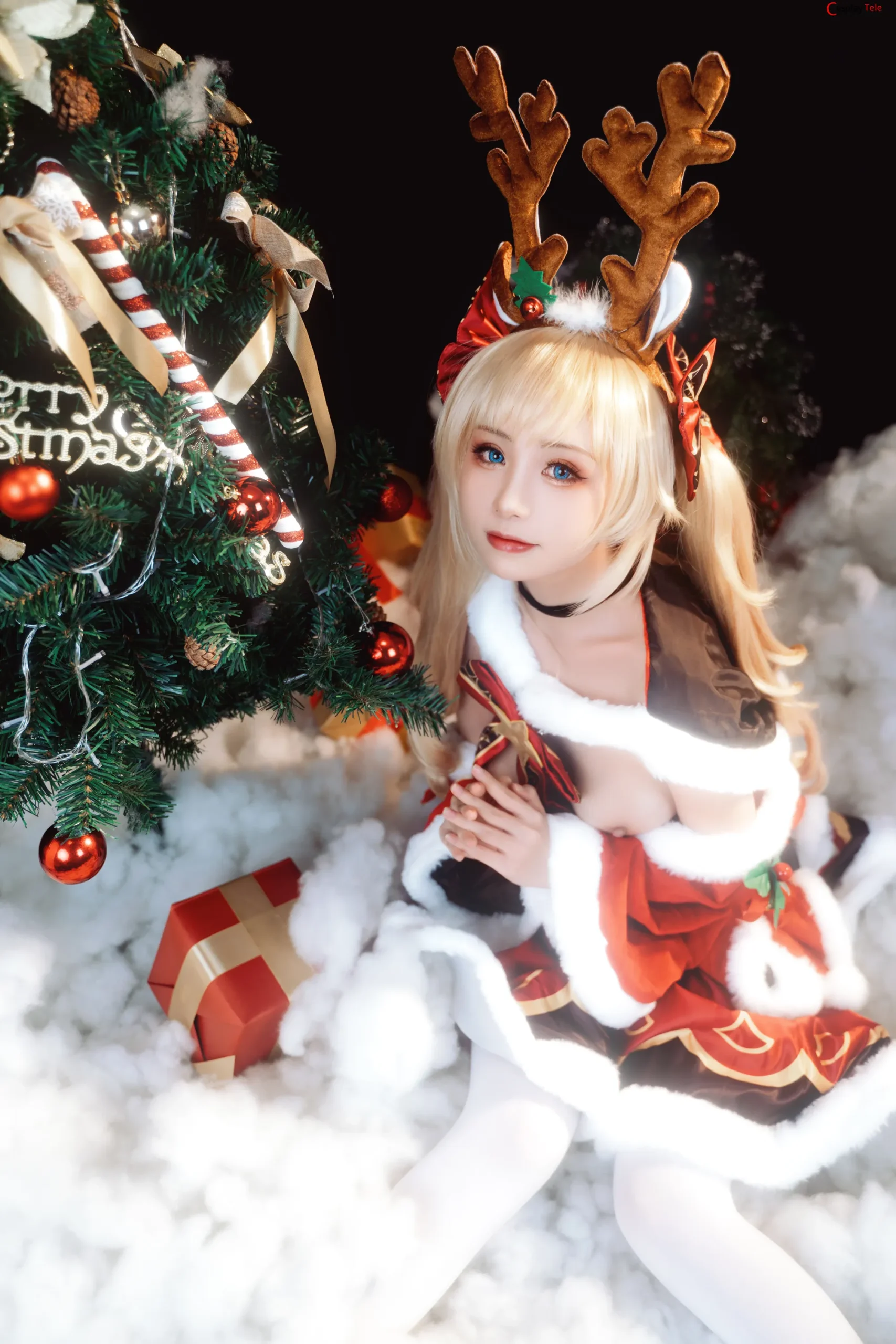 Nekokoyoshi (爆机少女喵小吉) and 金鱼kinngyo – Celebrating Christmas “90 photos and 2 videos” 第46张图