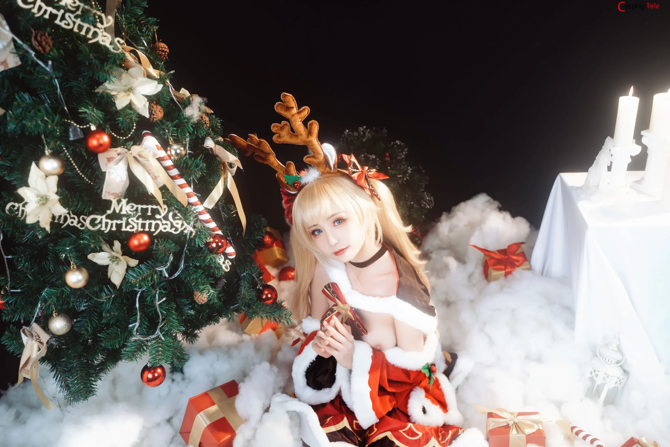 Nekokoyoshi (爆机少女喵小吉) and 金鱼kinngyo – Celebrating Christmas “90 photos and 2 videos” 第47张图