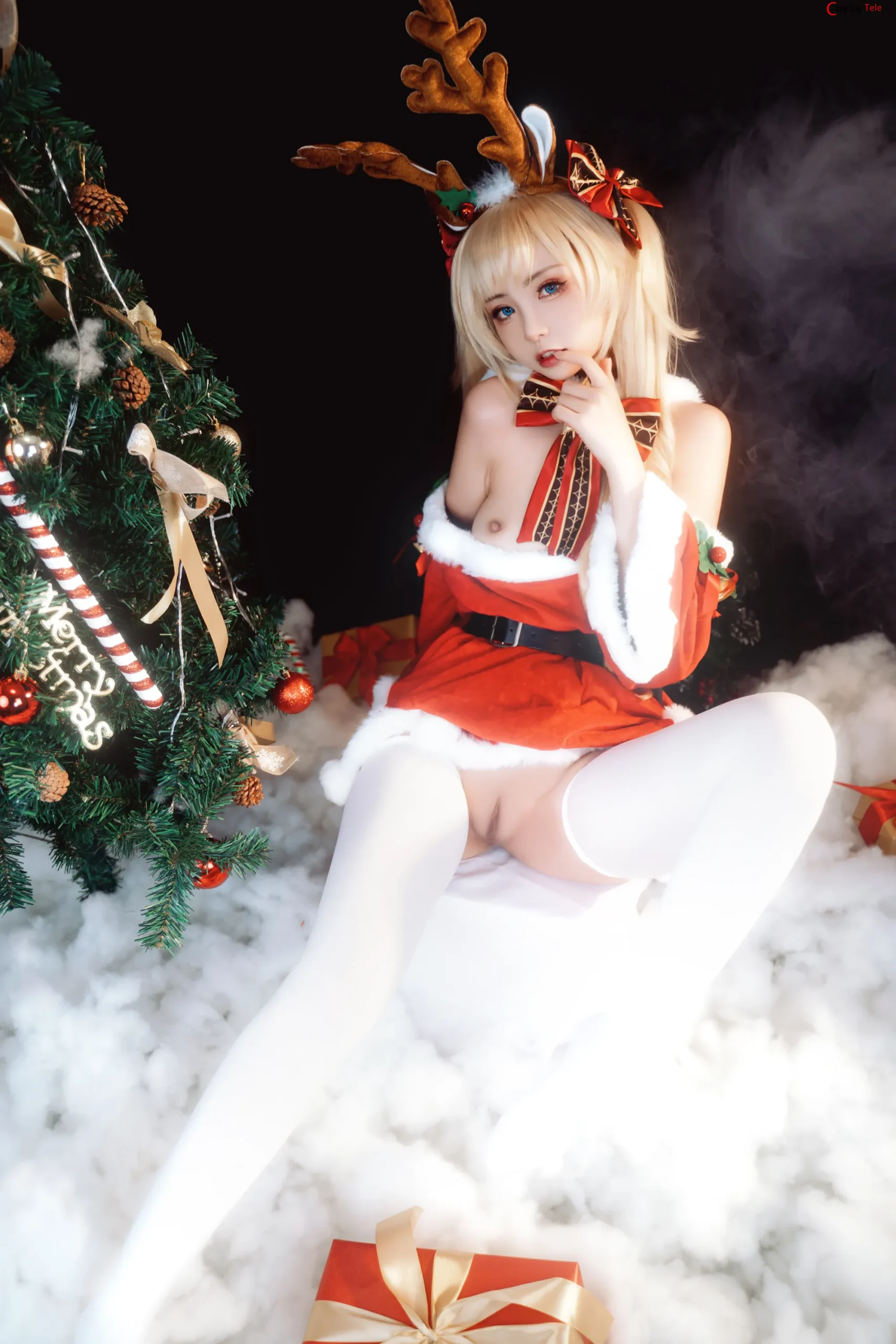 Nekokoyoshi (爆机少女喵小吉) and 金鱼kinngyo – Celebrating Christmas “90 photos and 2 videos” 第63张图