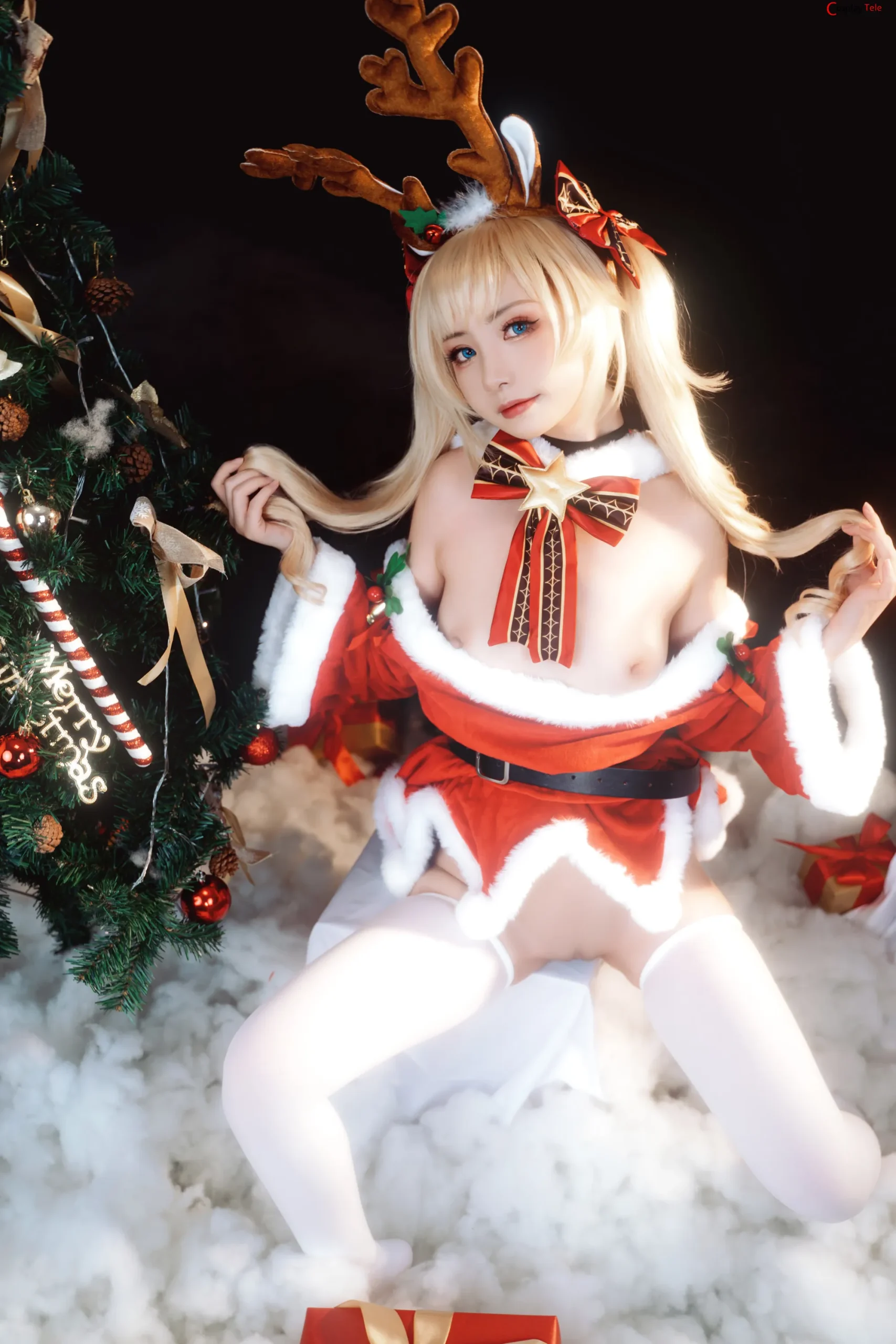 Nekokoyoshi (爆机少女喵小吉) and 金鱼kinngyo – Celebrating Christmas “90 photos and 2 videos” 第65张图