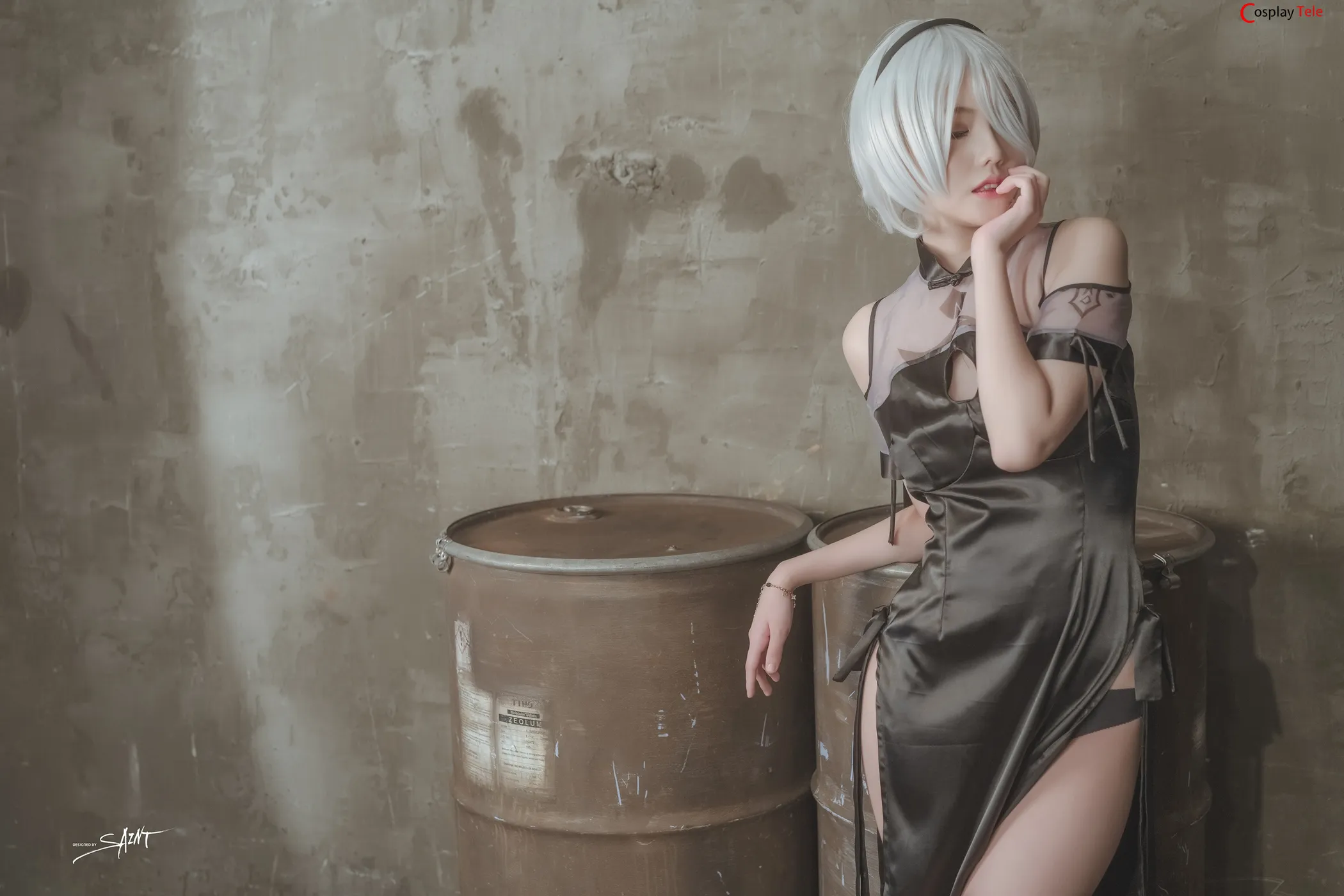 (Saint Photolife) Yuna’s cosplay K/DA Akali and 2B – Nier Automata and League of Legends “65 photos” 第24张图