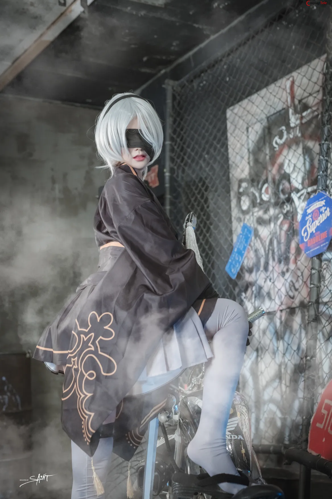 (Saint Photolife) Yuna’s cosplay K/DA Akali and 2B – Nier Automata and League of Legends “65 photos” 第29张图