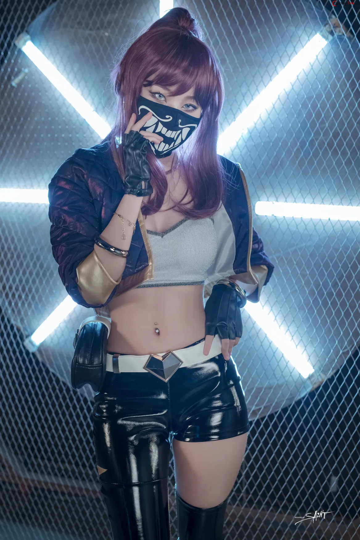 (Saint Photolife) Yuna’s cosplay K/DA Akali and 2B – Nier Automata and League of Legends “65 photos” 第33张图
