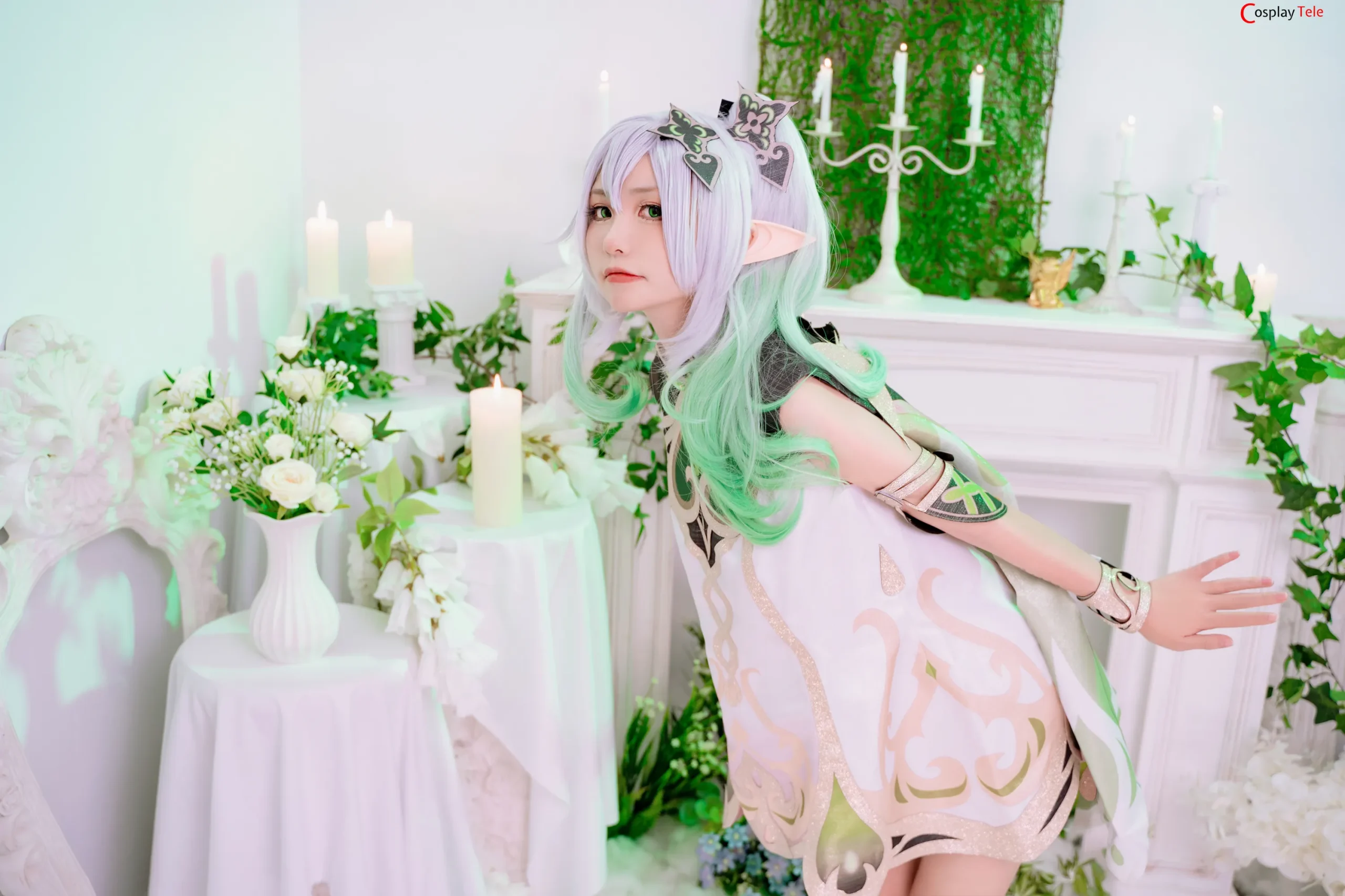 Nekokoyoshi (爆机少女喵小吉) cosplay Nahida – Genshin Impact “85 photos and 2 videos” 第13张图