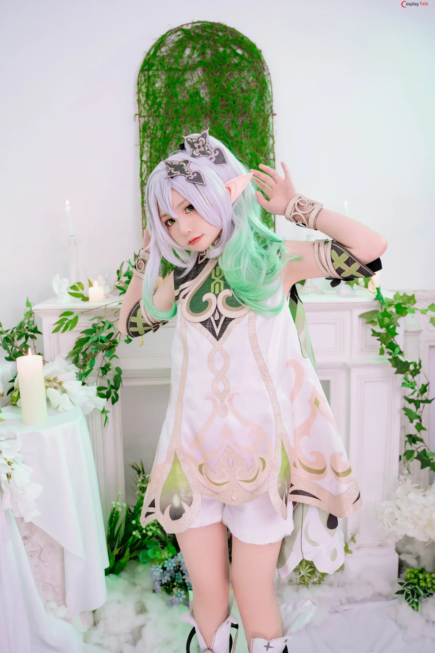 Nekokoyoshi (爆机少女喵小吉) cosplay Nahida – Genshin Impact “85 photos and 2 videos” 第14张图
