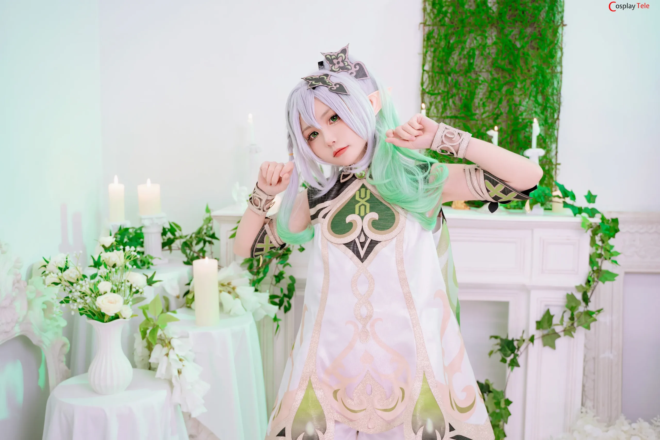 Nekokoyoshi (爆机少女喵小吉) cosplay Nahida – Genshin Impact “85 photos and 2 videos” 第26张图