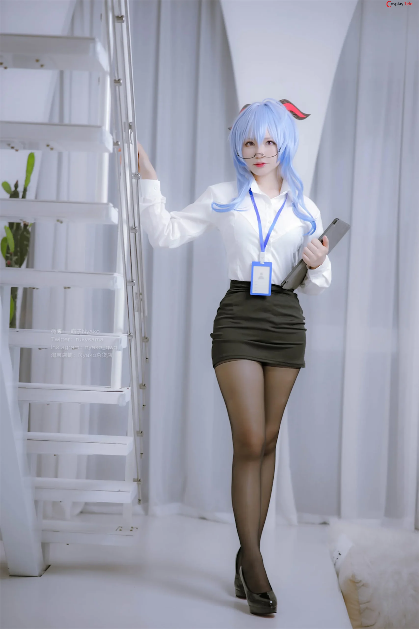 Nyako (喵子) cosplay Ganyu – Genshin Impact “79 photos” 第15张图