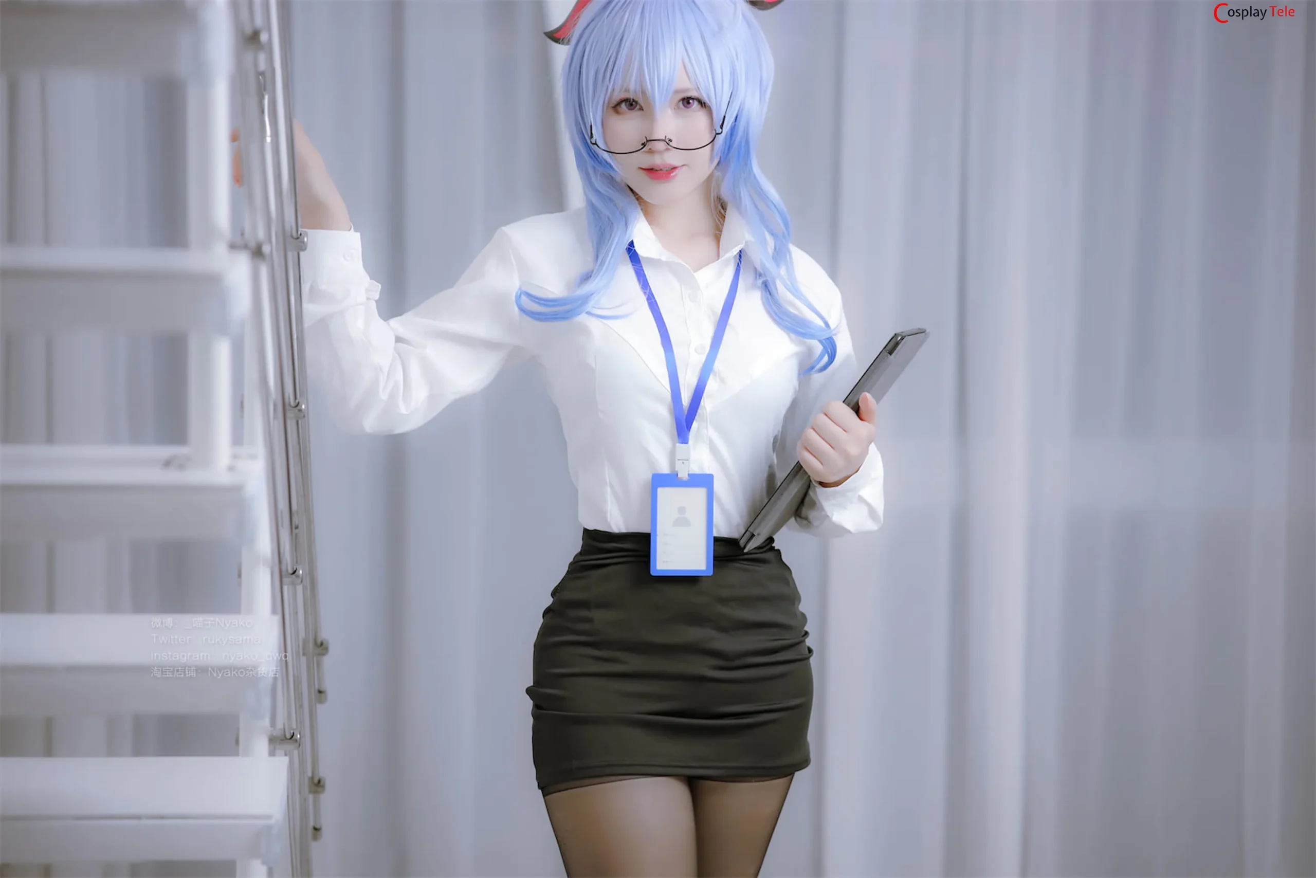 Nyako (喵子) cosplay Ganyu – Genshin Impact “79 photos” 第16张图