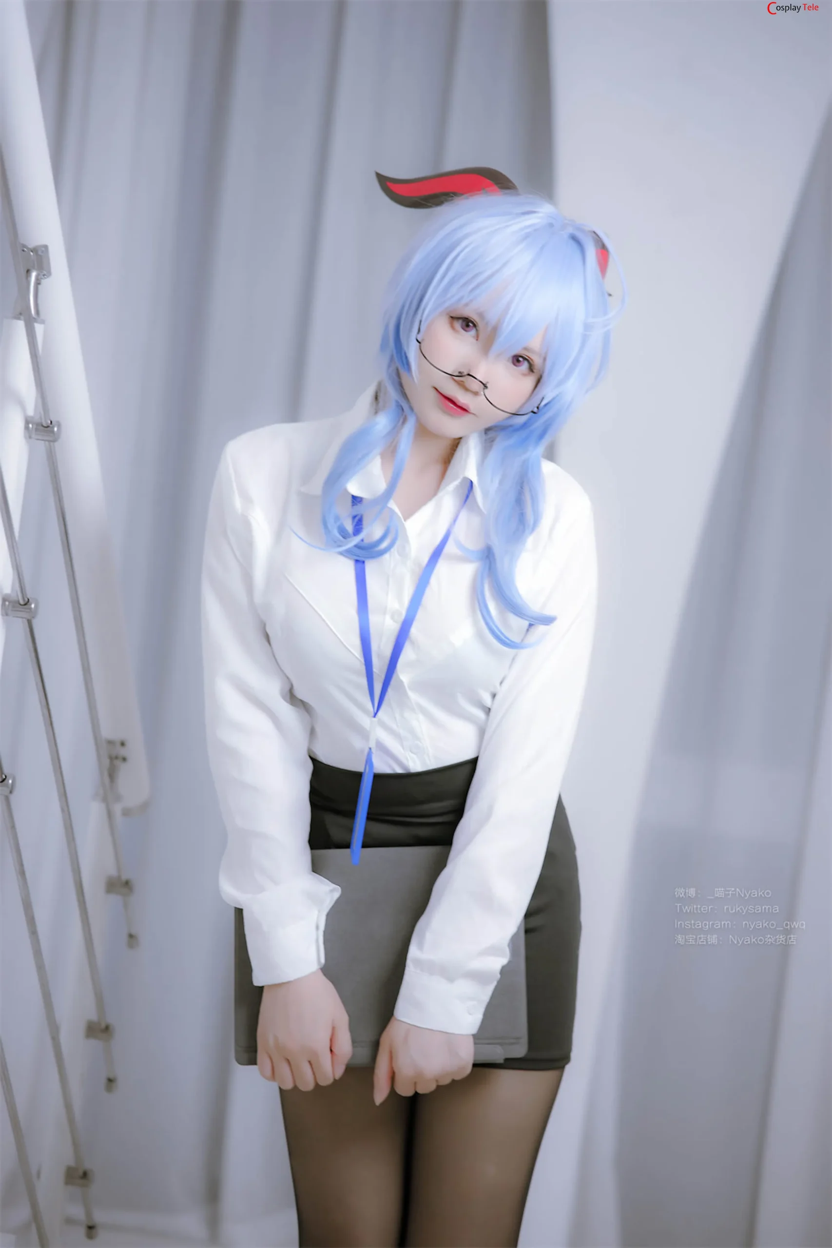 Nyako (喵子) cosplay Ganyu – Genshin Impact “79 photos” 第21张图