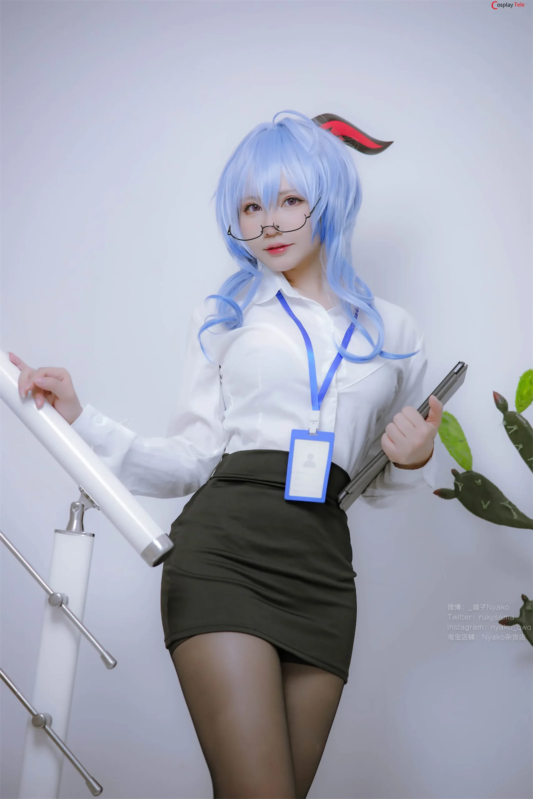 Nyako (喵子) cosplay Ganyu – Genshin Impact “79 photos” 第23张图