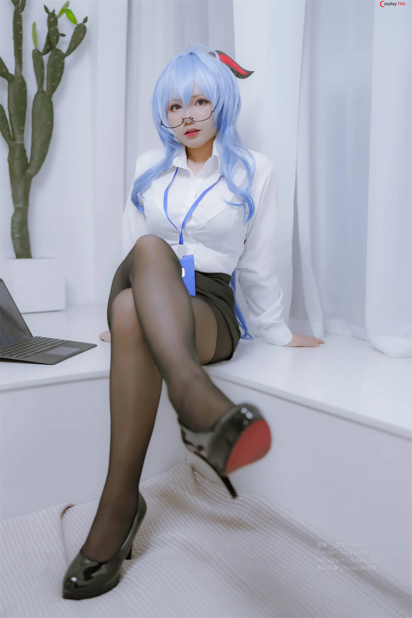 Nyako (喵子) cosplay Ganyu – Genshin Impact “79 photos” 第29张图
