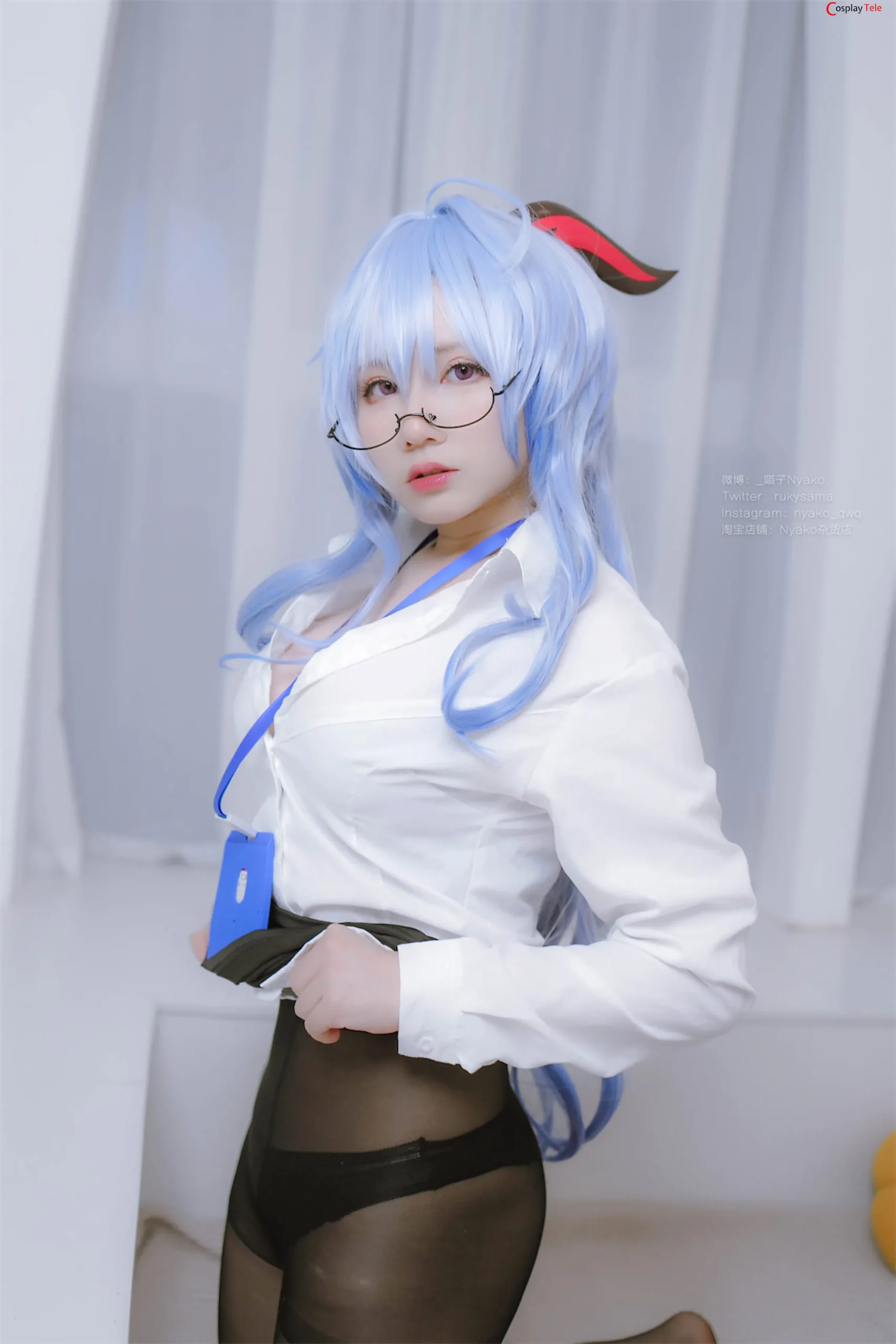 Nyako (喵子) cosplay Ganyu – Genshin Impact “79 photos” 第33张图