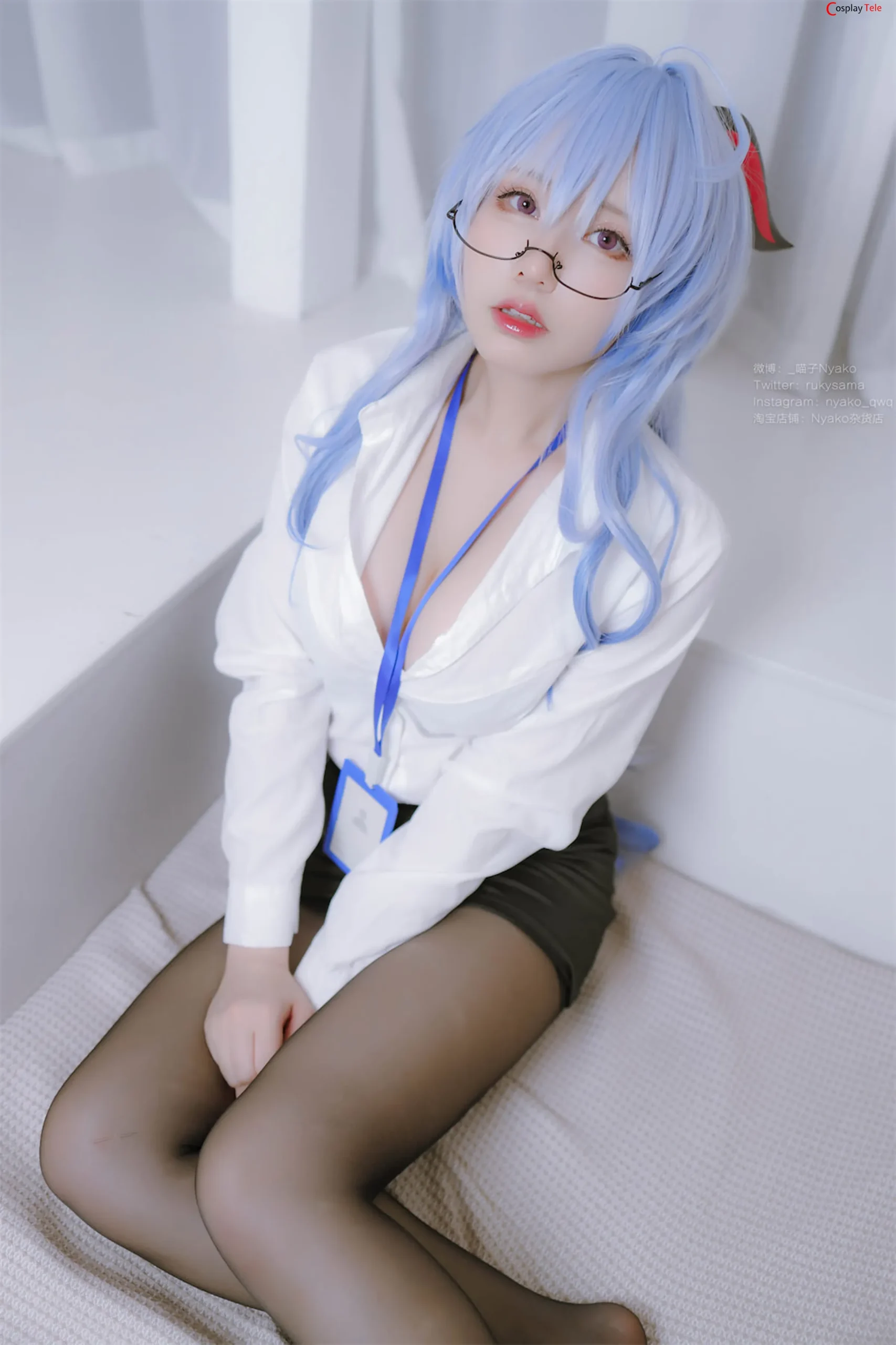 Nyako (喵子) cosplay Ganyu – Genshin Impact “79 photos” 第34张图