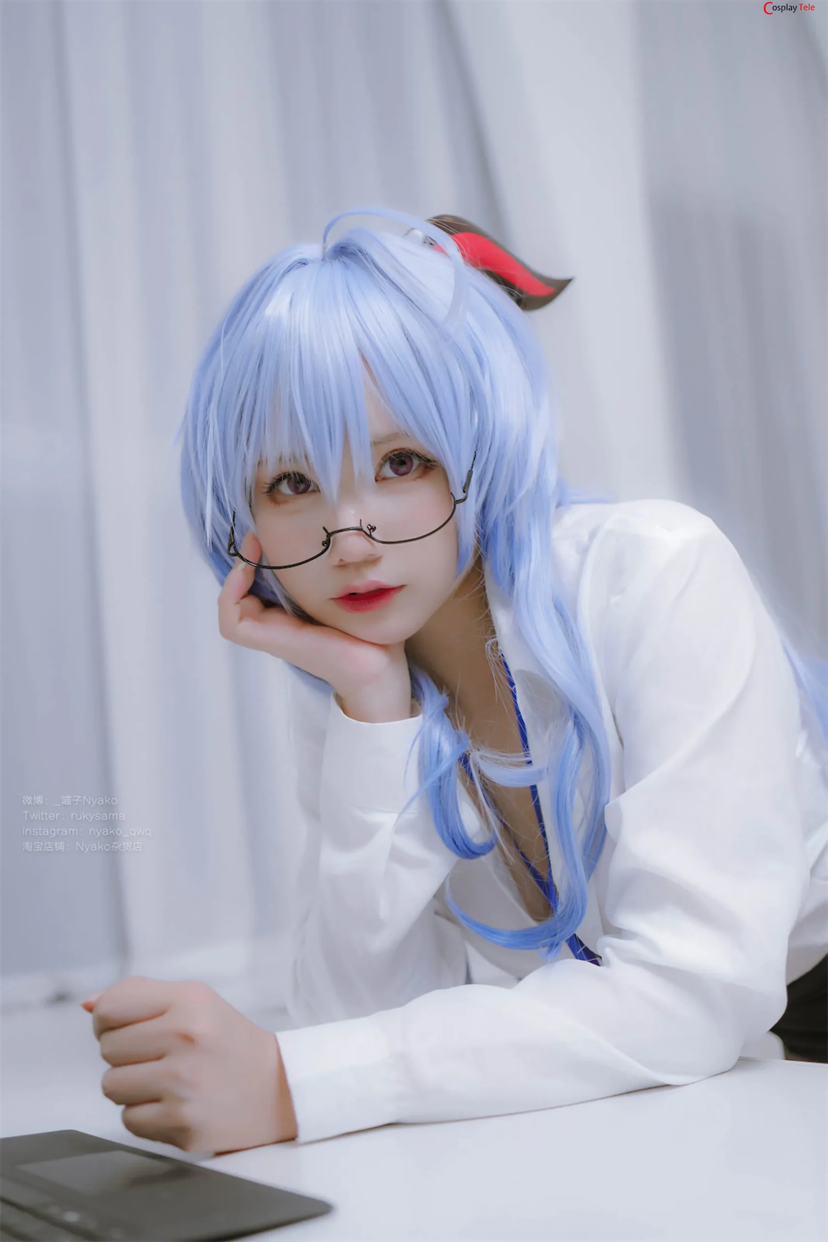 Nyako (喵子) cosplay Ganyu – Genshin Impact “79 photos” 第35张图