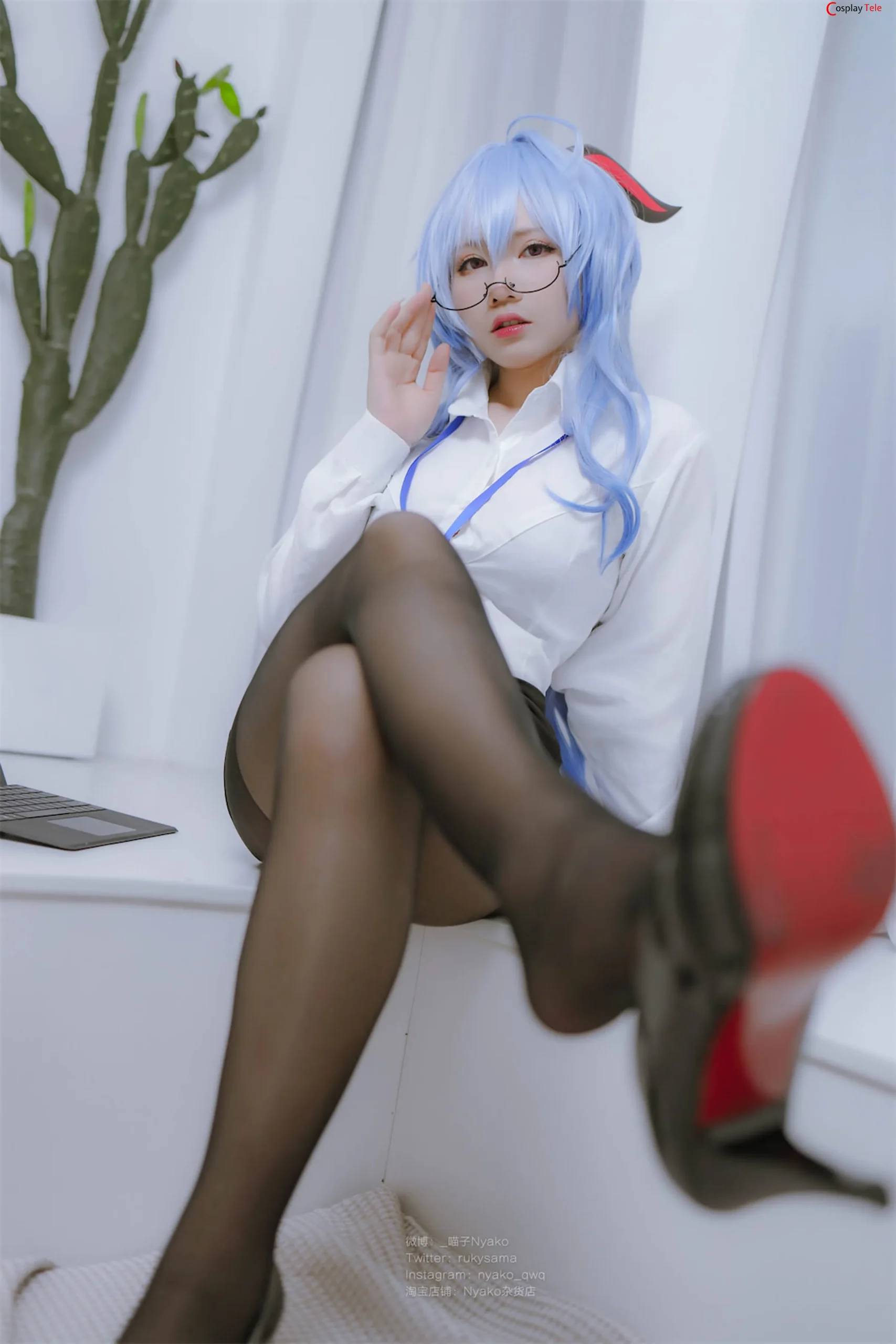 Nyako (喵子) cosplay Ganyu – Genshin Impact “79 photos” 第3张图