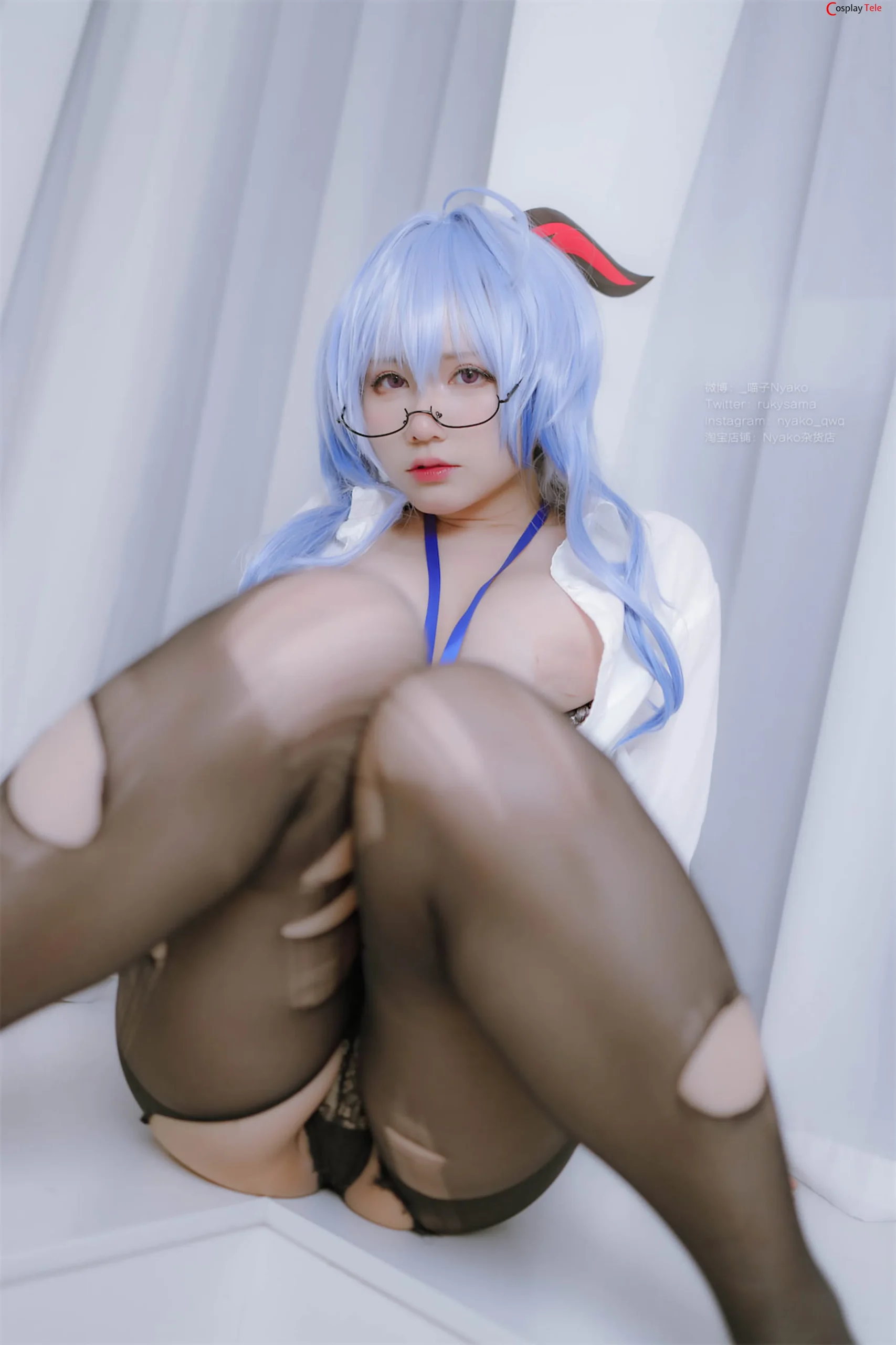 Nyako (喵子) cosplay Ganyu – Genshin Impact “79 photos” 第52张图