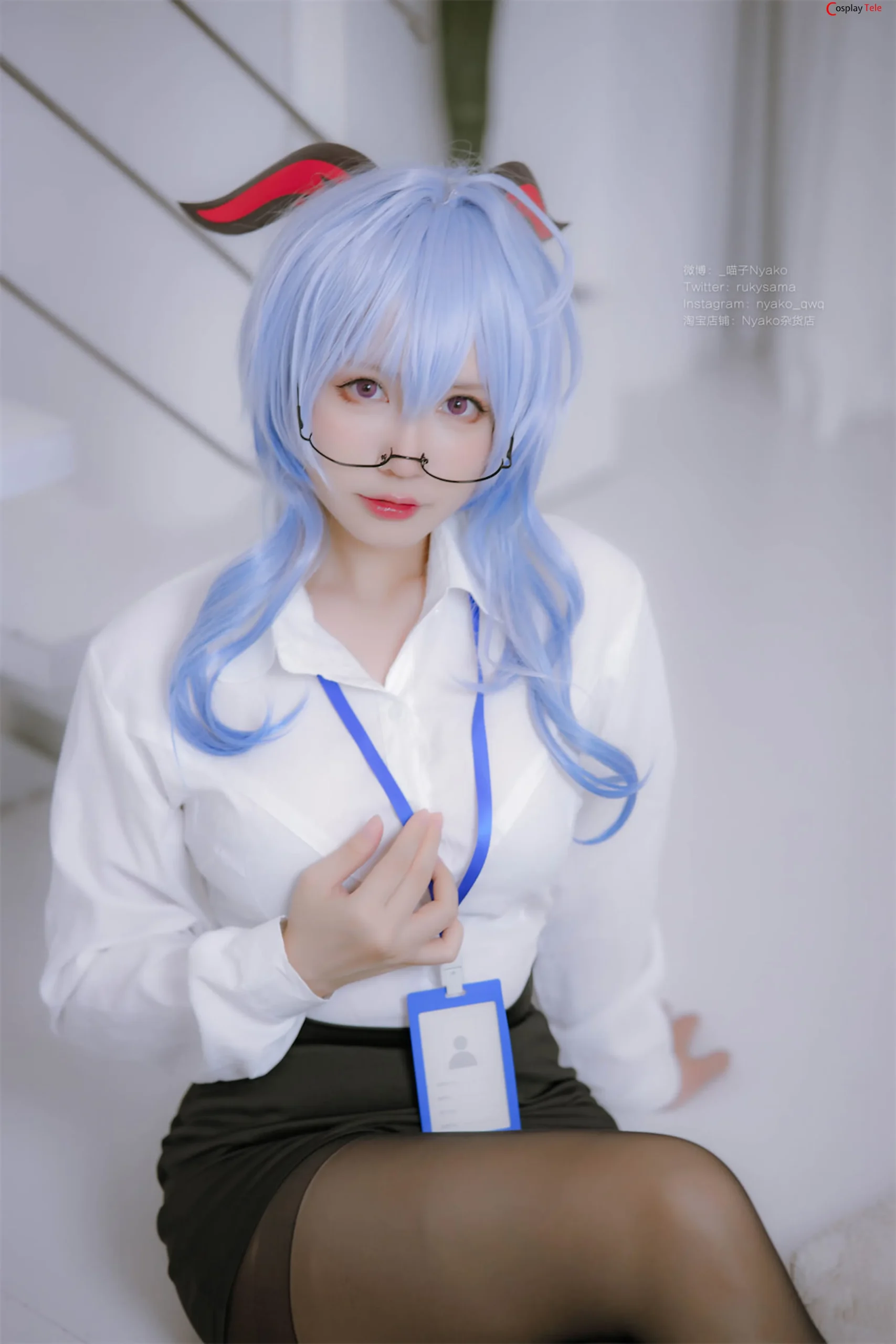 Nyako (喵子) cosplay Ganyu – Genshin Impact “79 photos” 第8张图