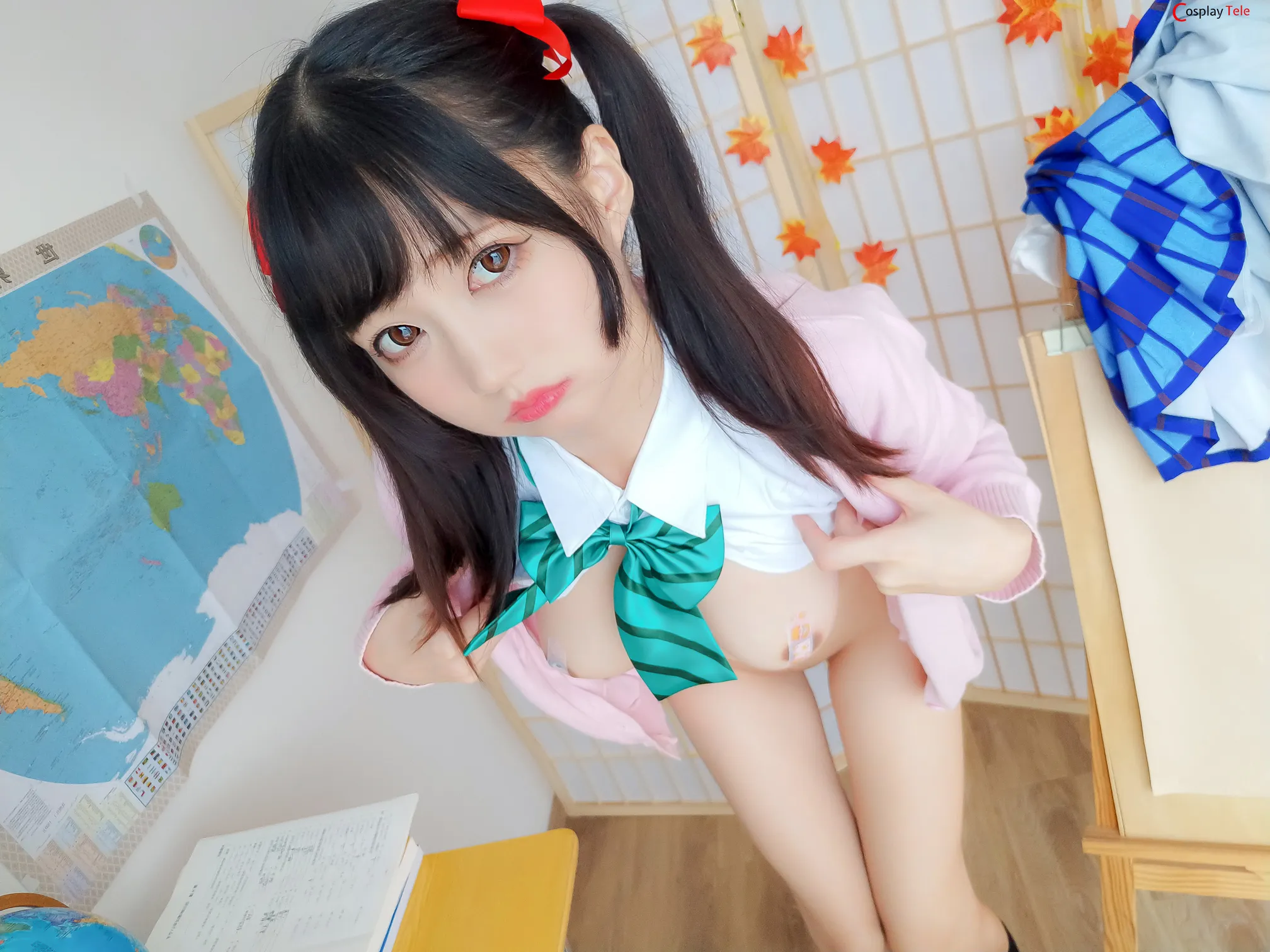 Nagisa (魔物喵) – Geography Lesson “47 photos” 第1张图