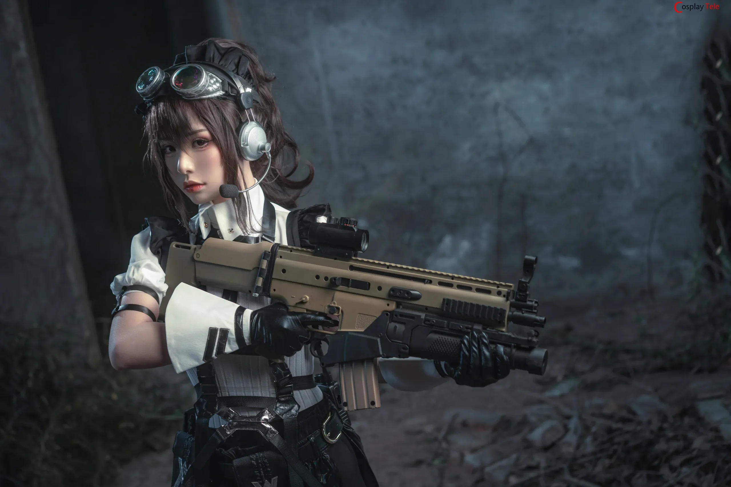 Nekokoyoshi (爆机少女喵小吉) – Battle Maid “41 photos and 3 videos” 第1张图