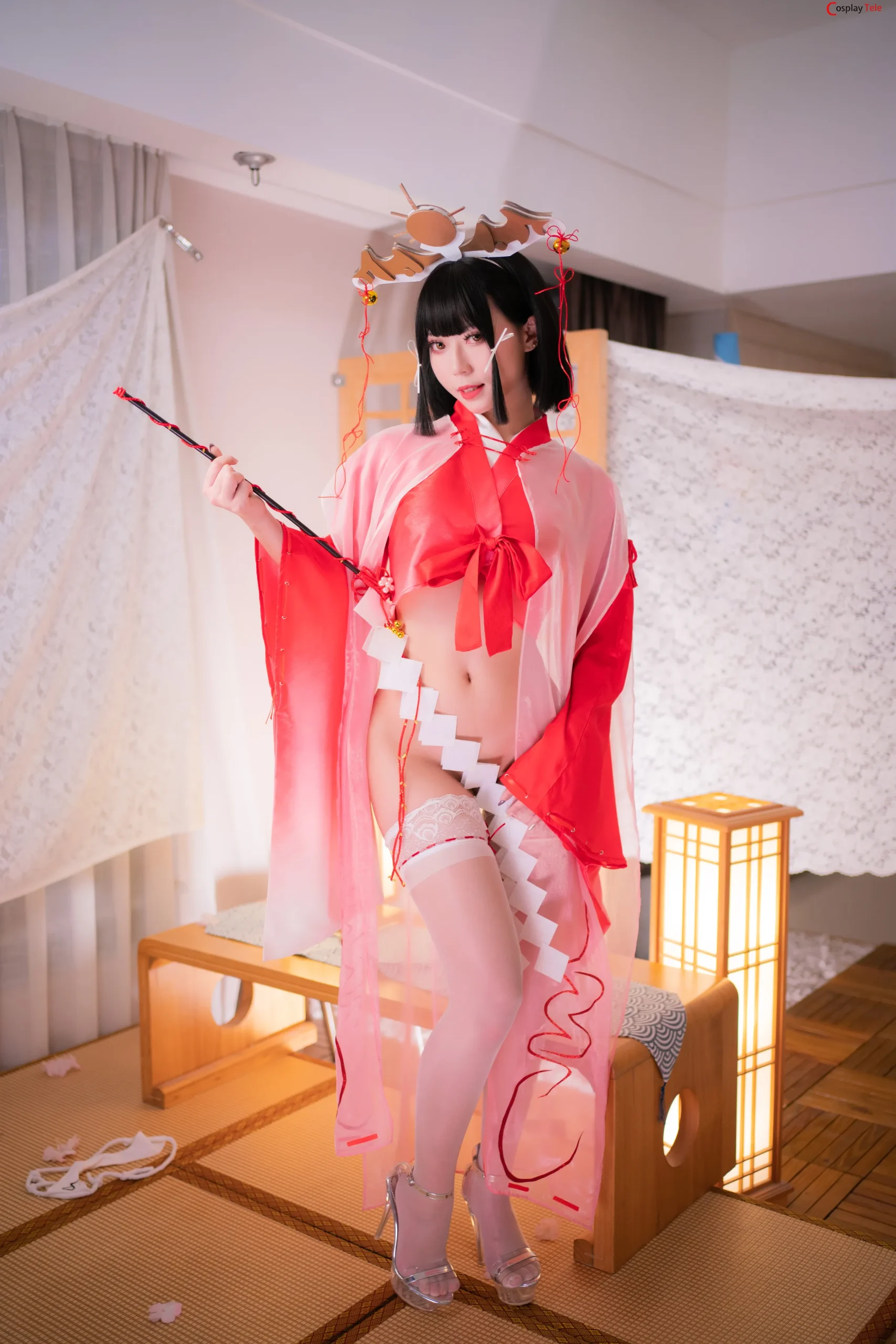 Money冷冷 (Money04456598) – Kaguya Princess Miko “127 photos and 1 video” 第118张图