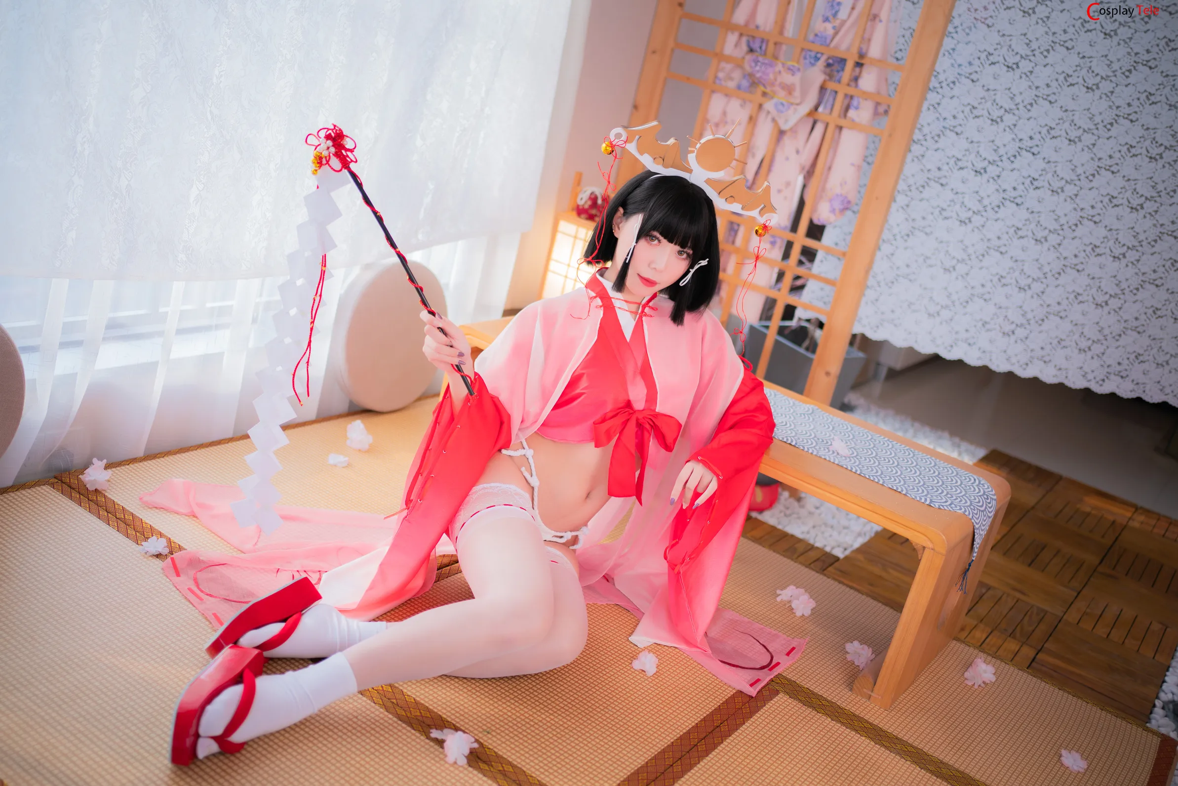 Money冷冷 (Money04456598) – Kaguya Princess Miko “127 photos and 1 video” 第12张图