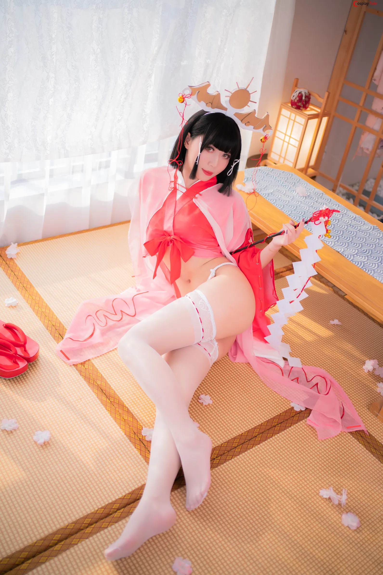 Money冷冷 (Money04456598) – Kaguya Princess Miko “127 photos and 1 video” 第30张图