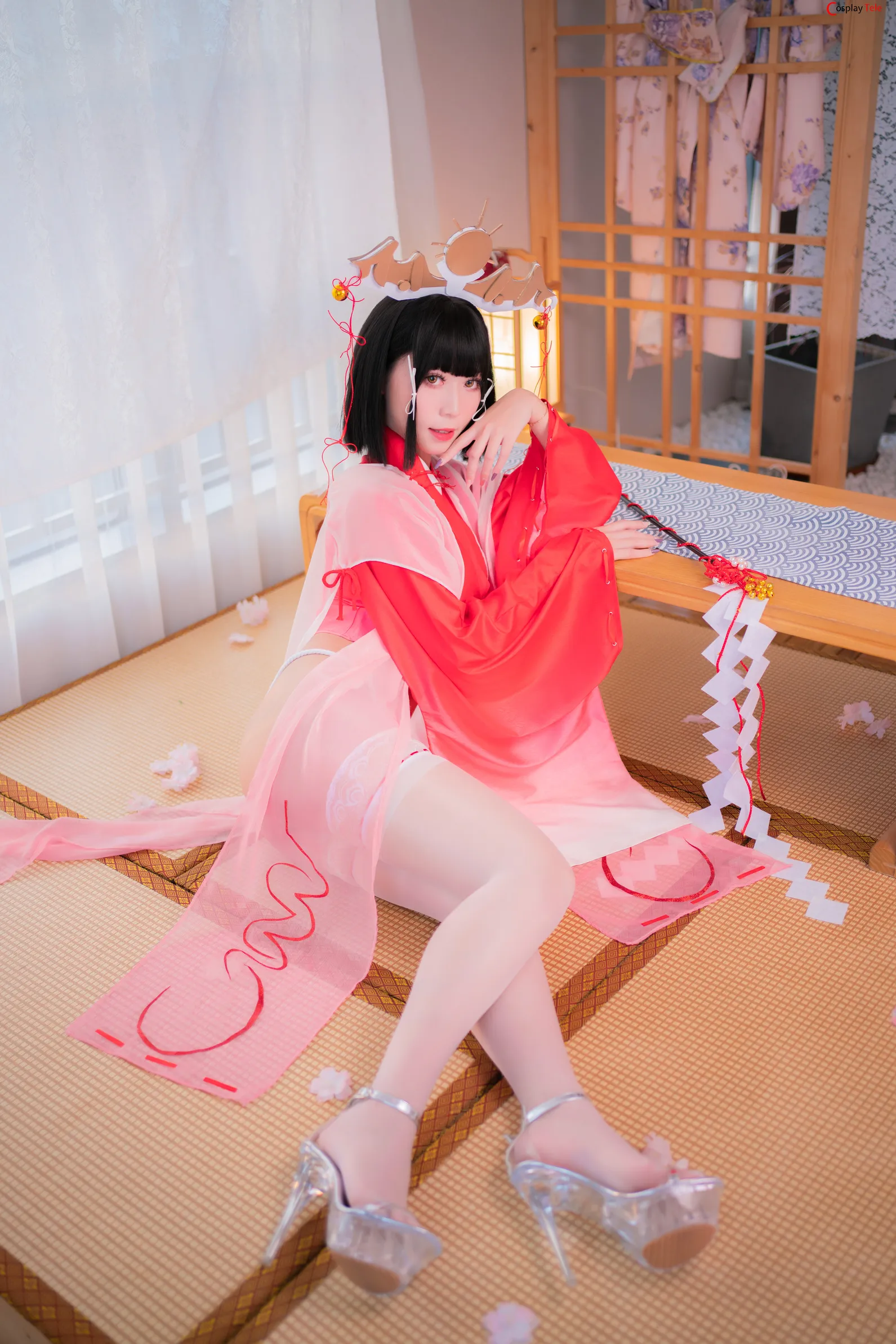 Money冷冷 (Money04456598) – Kaguya Princess Miko “127 photos and 1 video” 第51张图