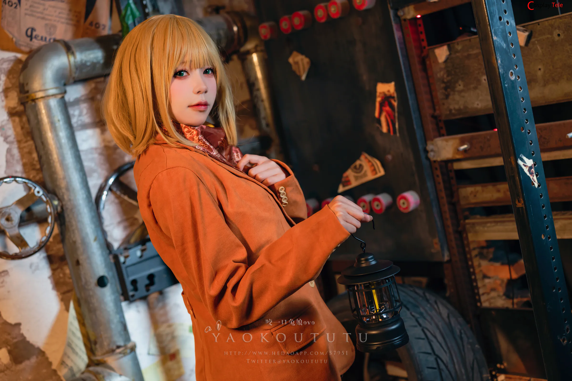 咬一口兔娘ovo (Yaokoututu) cosplay Ashley Graham – Resident Evil “58 photos and 1 video” 第10张图
