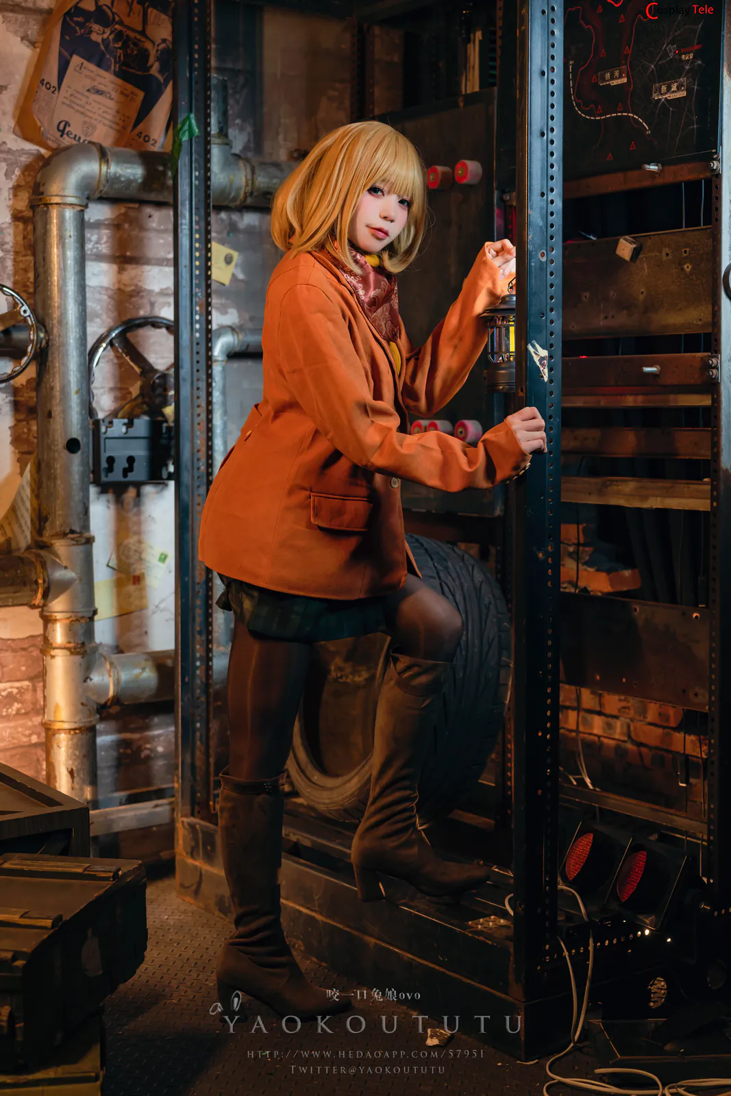 咬一口兔娘ovo (Yaokoututu) cosplay Ashley Graham – Resident Evil “58 photos and 1 video” 第11张图