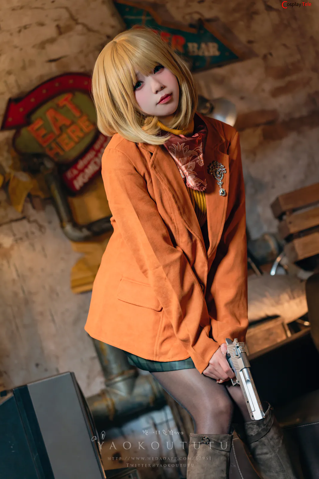 咬一口兔娘ovo (Yaokoututu) cosplay Ashley Graham – Resident Evil “58 photos and 1 video” 第3张图