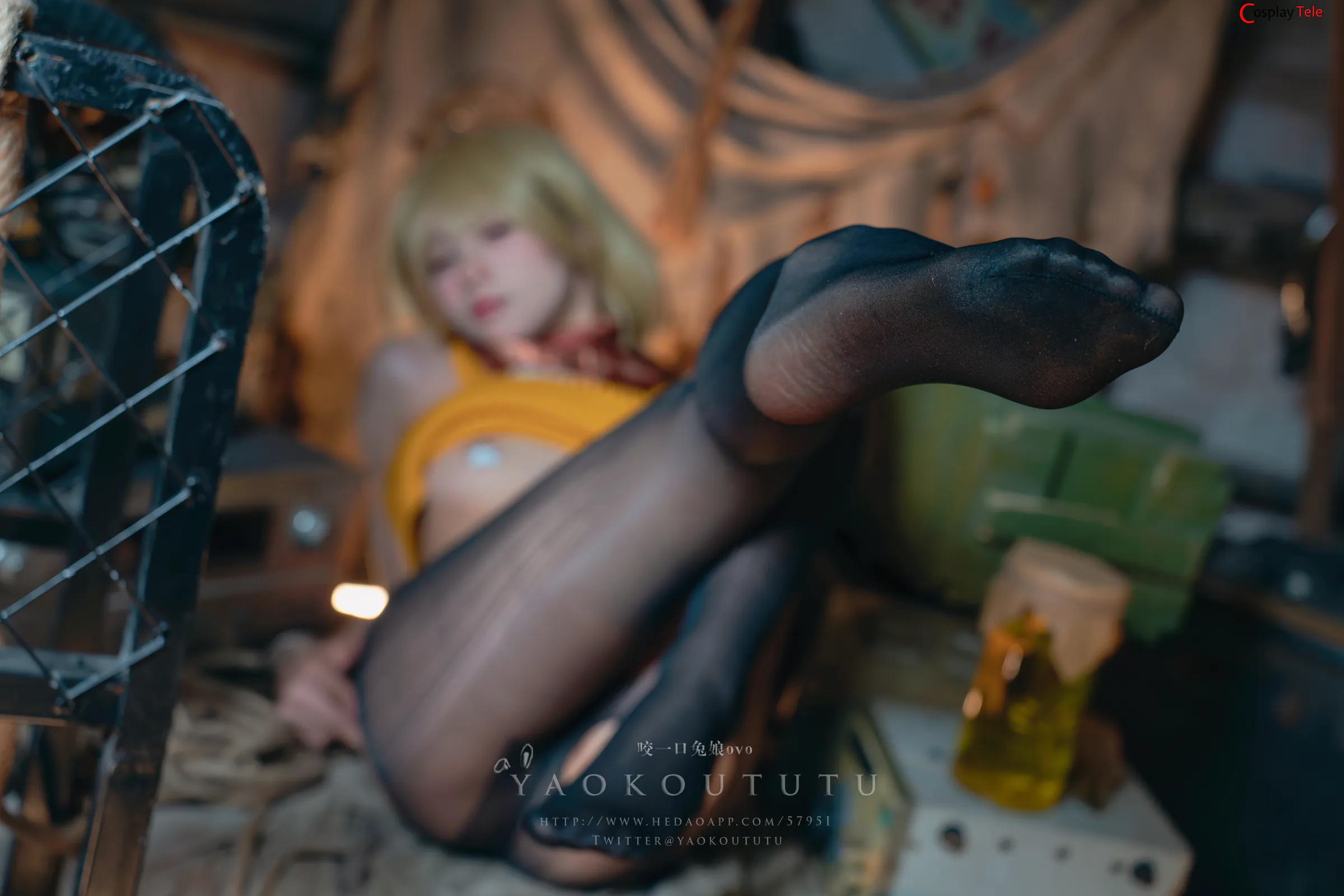 咬一口兔娘ovo (Yaokoututu) cosplay Ashley Graham – Resident Evil “58 photos and 1 video” 第44张图