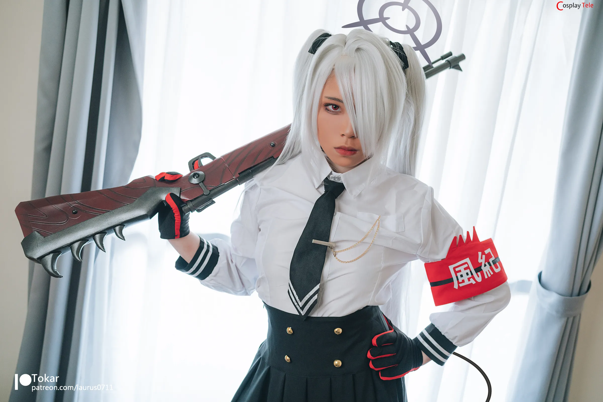 Tokar 浵卡 (laurus0711) cosplay Shiromi Iori – Blue Archive “45 photos” 第2张图