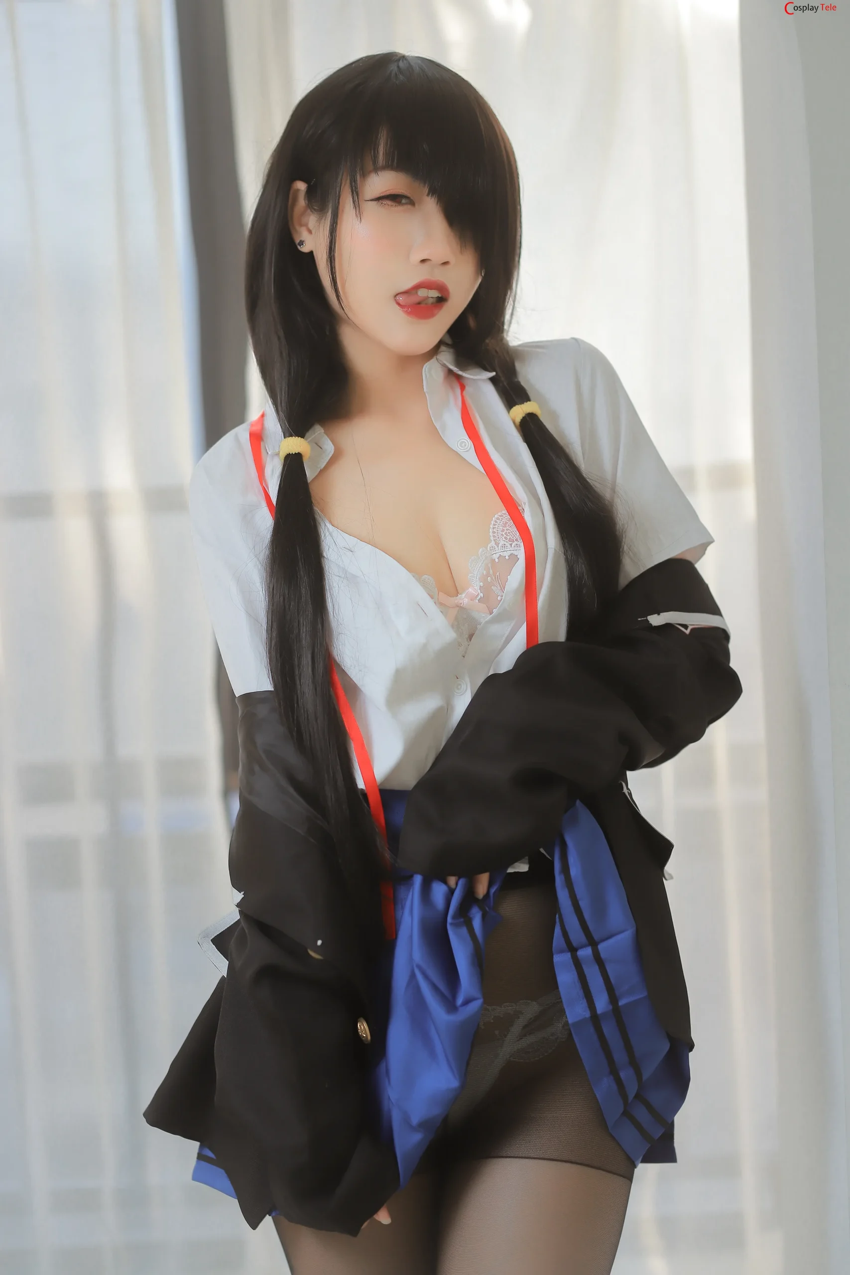 不呆猫 (budaidaimao) cosplay Kurumi Tokisaki – Date A Live “55 photos” 第13张图