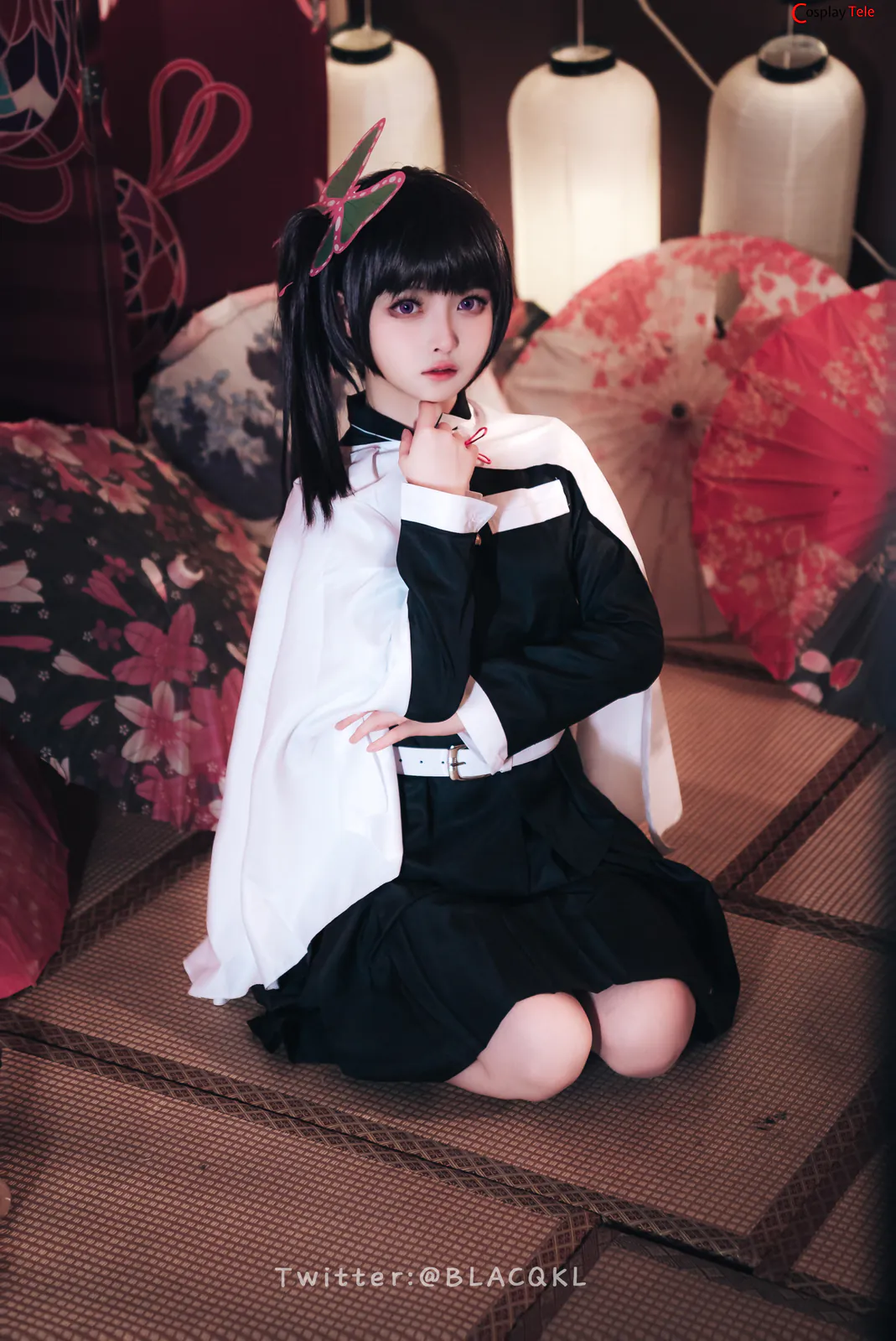 Blacqkl (白莉爱吃巧克力) cosplay Kanao Tsuyuri – Kimetsu no Yaiba “89 photos” 第5张图