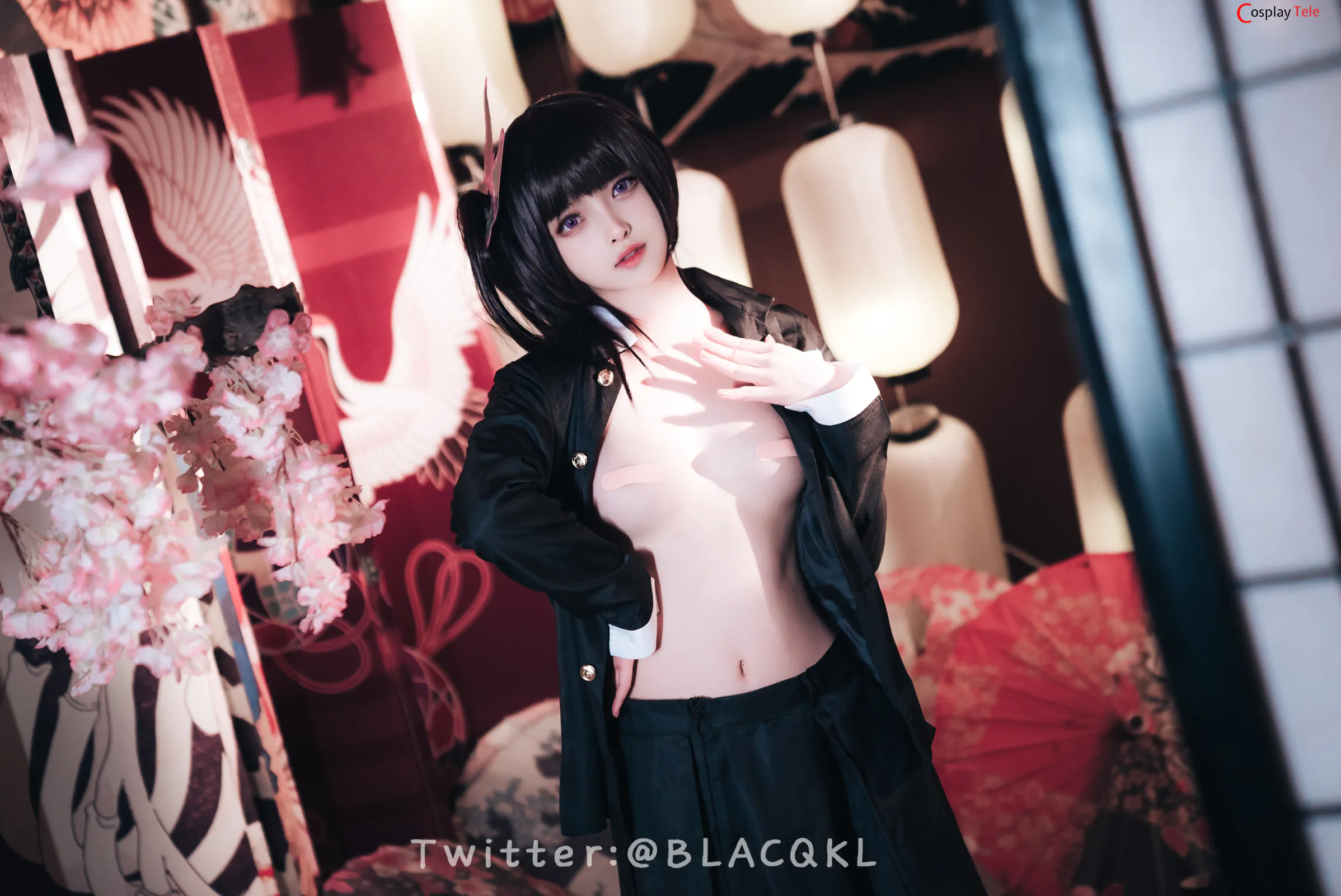 Blacqkl (白莉爱吃巧克力) cosplay Kanao Tsuyuri – Kimetsu no Yaiba “89 photos” 第68张图