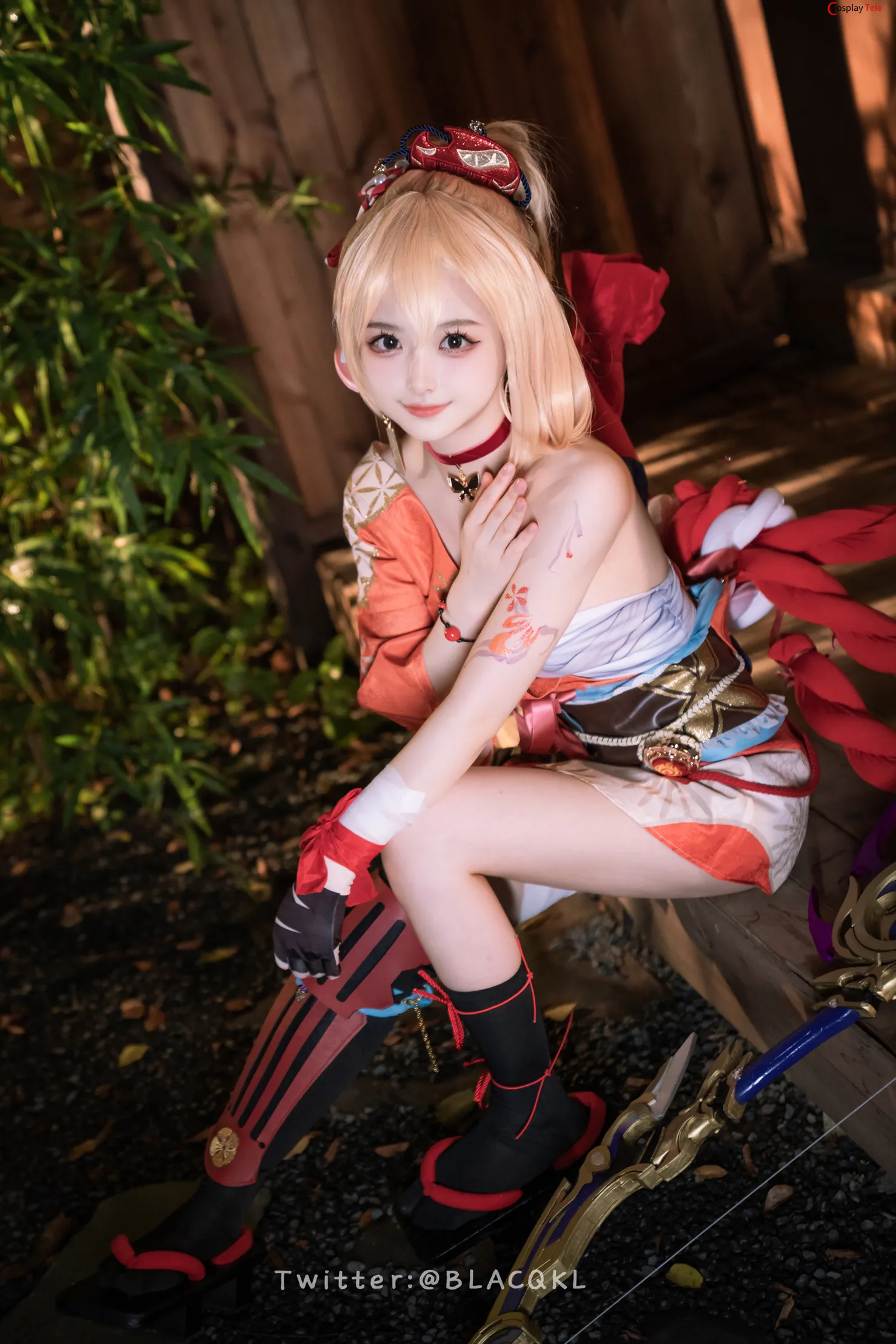 Blacqkl (白莉爱吃巧克力) cosplay Yoimiya – Genshin Impact “185 photos” 第116张图
