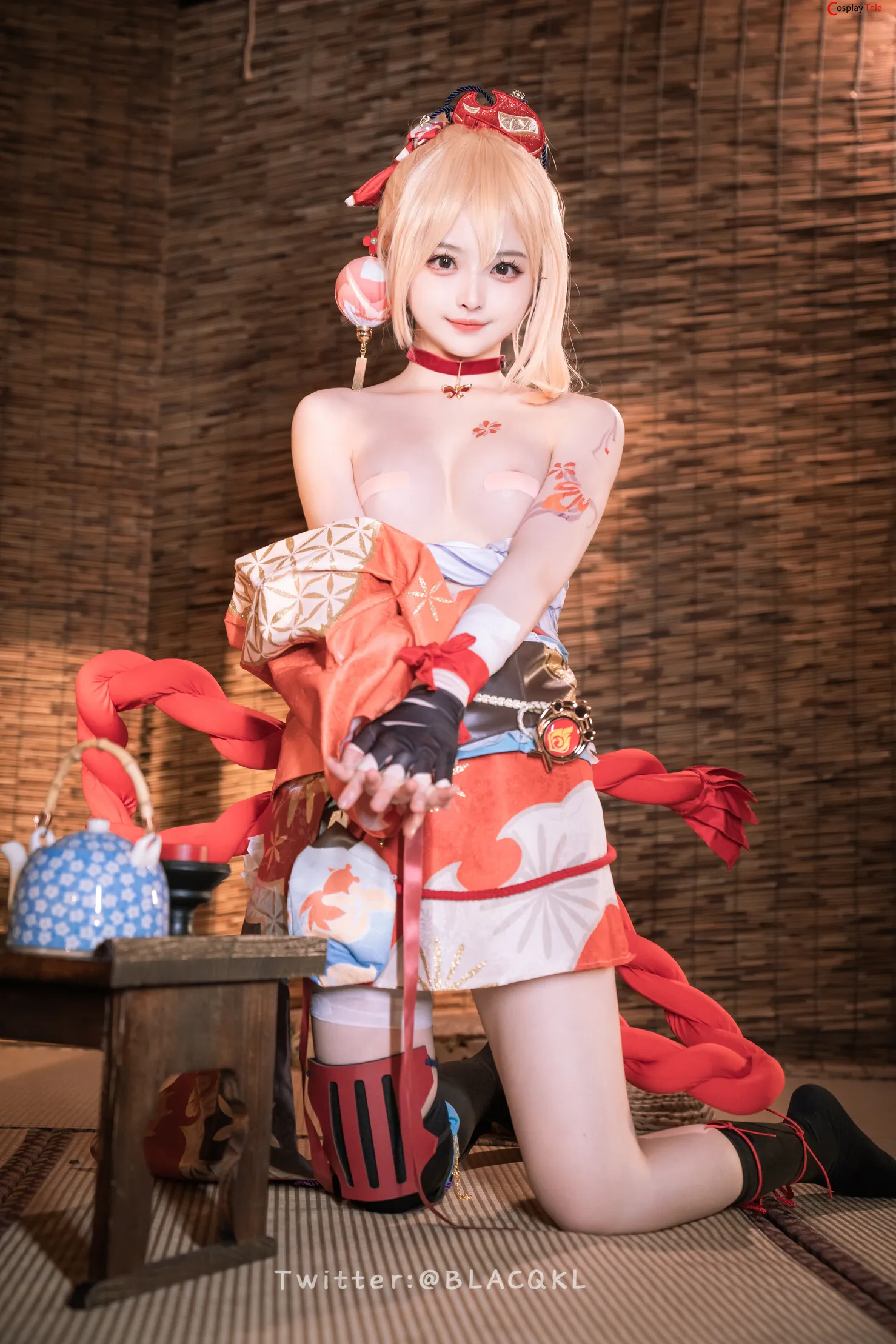 Blacqkl (白莉爱吃巧克力) cosplay Yoimiya – Genshin Impact “185 photos” 第71张图