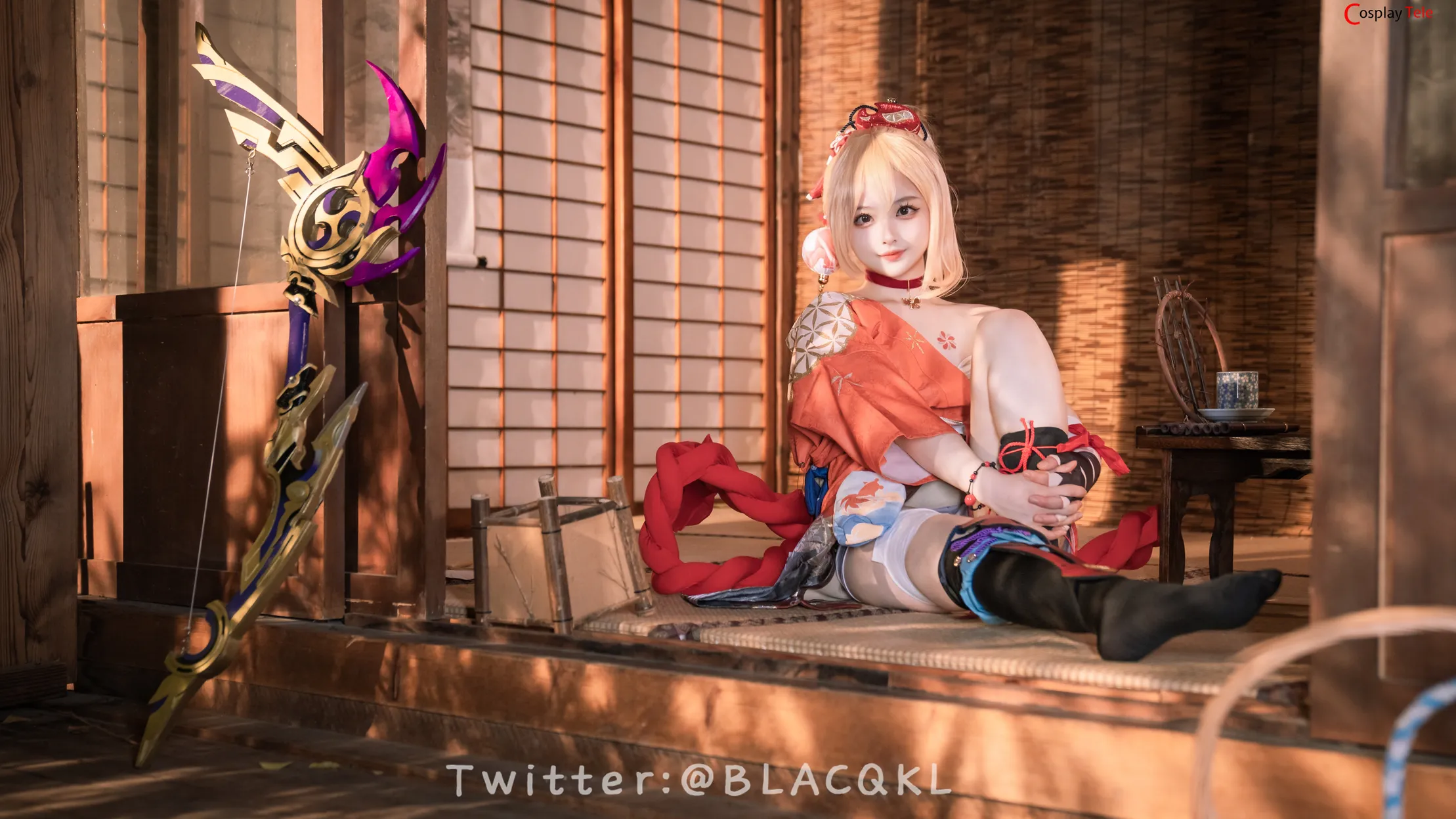 Blacqkl (白莉爱吃巧克力) cosplay Yoimiya – Genshin Impact “185 photos” 第77张图