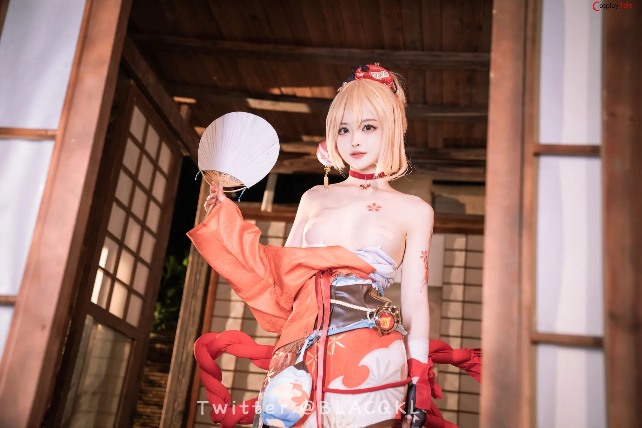 Blacqkl (白莉爱吃巧克力) cosplay Yoimiya – Genshin Impact “185 photos” 第81张图