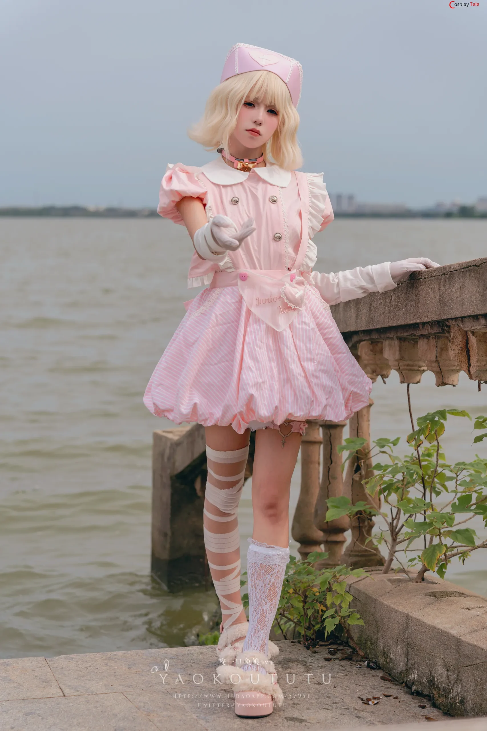 咬一口兔娘ovo (Yaokoututu) – Little flower fairy “53 photos and 1 video” 第2张图